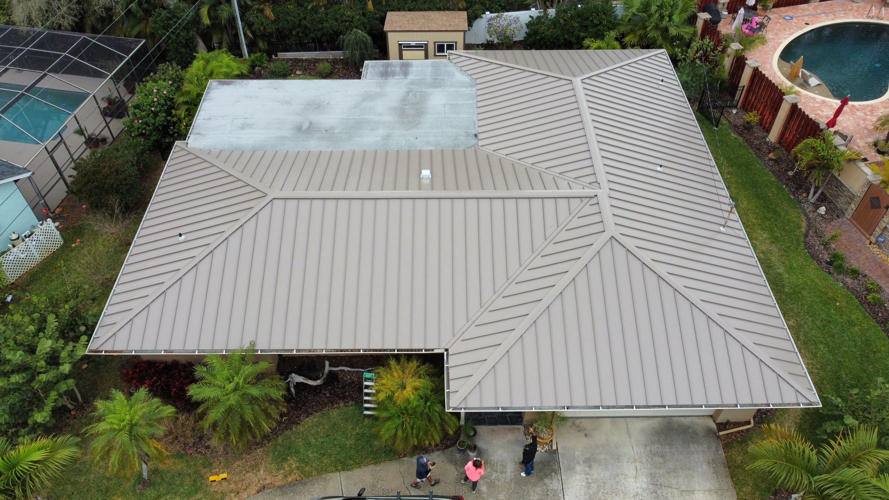 Standing Seam Metal Roof Replacement in Dunedin, FL by Steadfast Roofing 