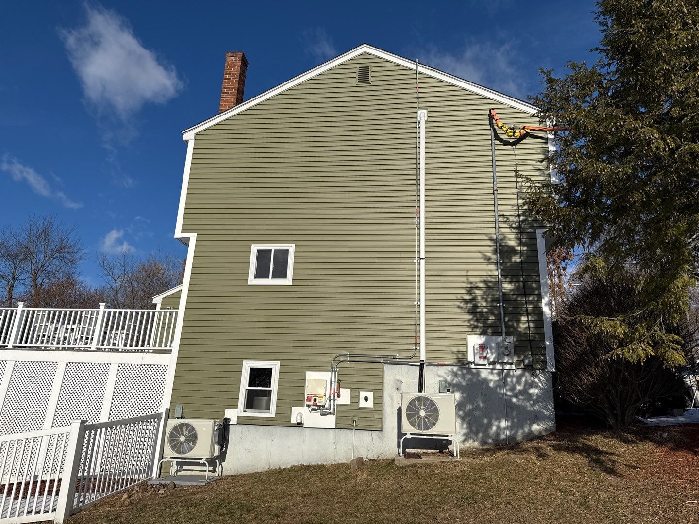 Complete Exterior Home Transformation with CertainTeed Dutch Lap Siding, Windows, Custom Door & Deck Repairs by Sensible Home Solutions