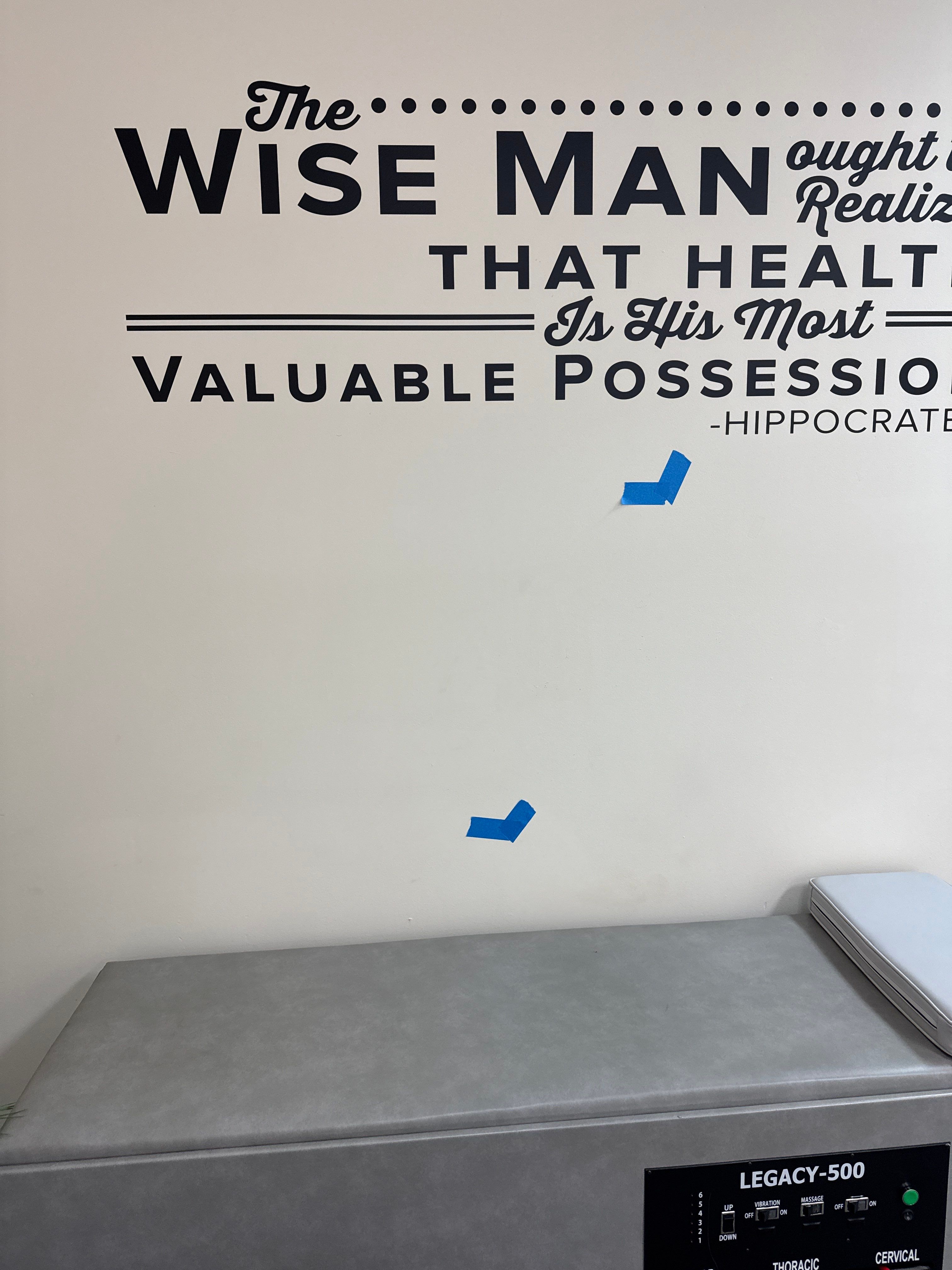 Chiropractic Office Grab Bars by A Step Above Handy LLC
