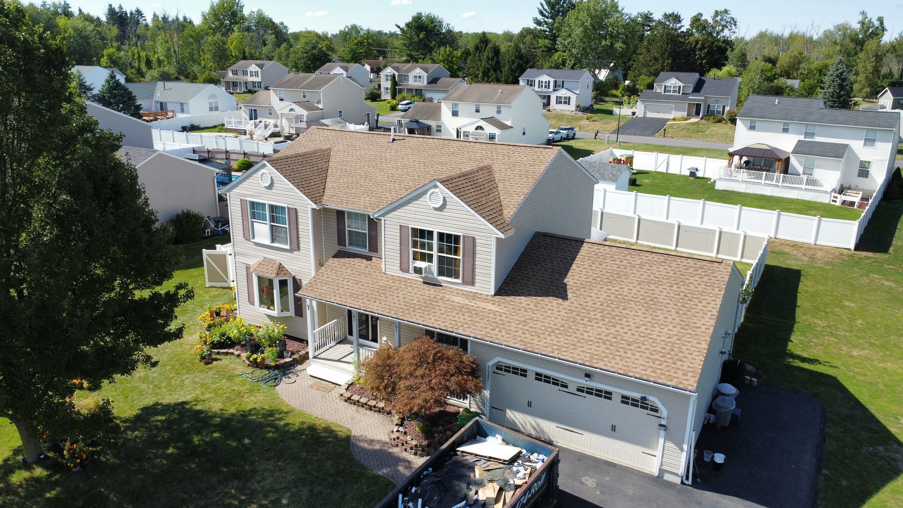 Roof Replacement Completed in Cicero, NY! 🏡 by Alpha Omega Roofing LLC