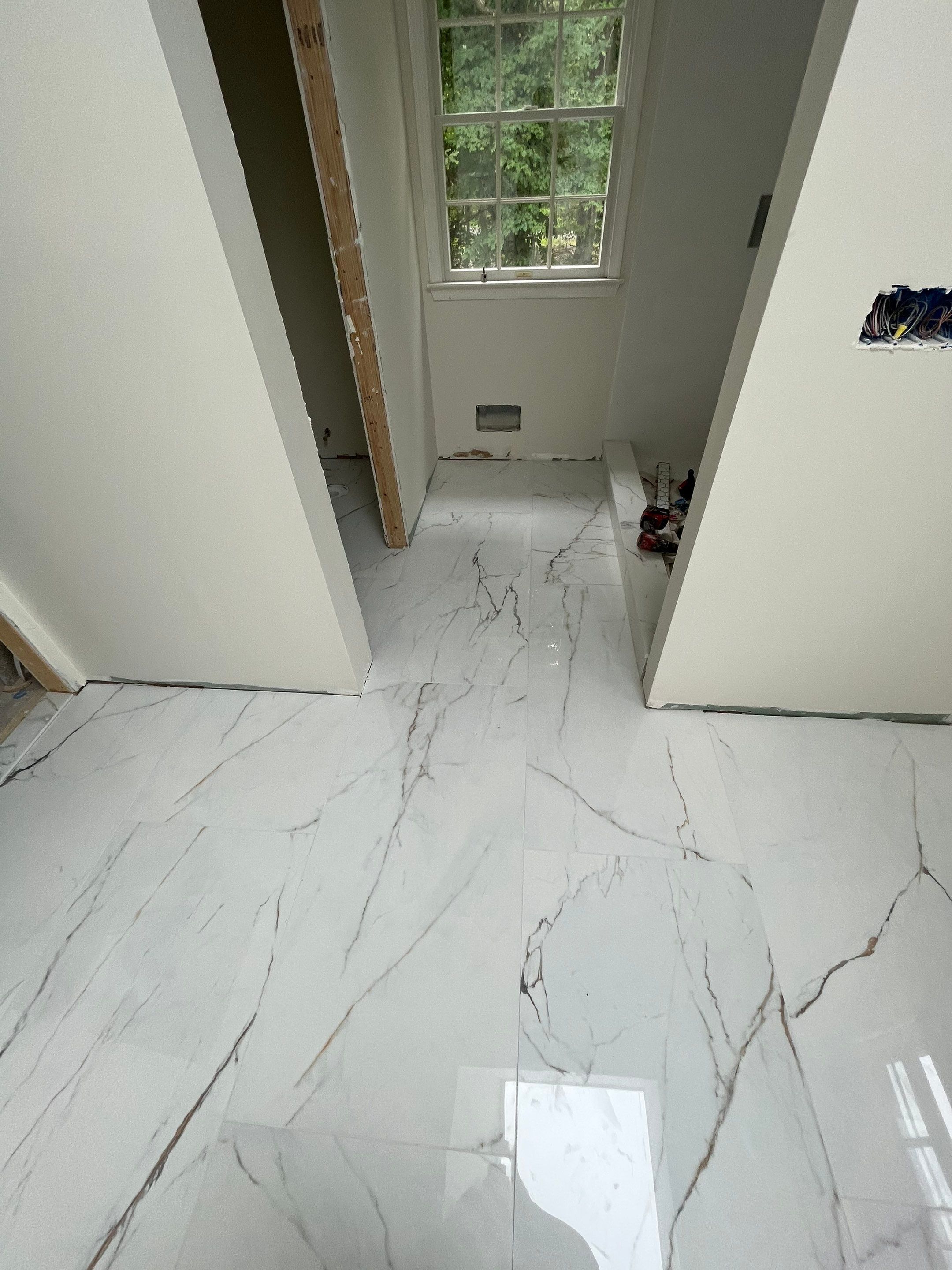 Bathroom Remodel using Tile by Home Concepts Construction
