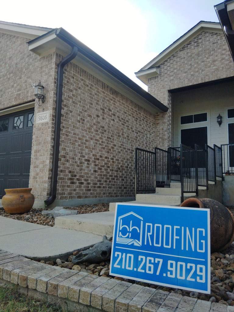 Roof Replacement and Gutter Install - 78251 by bh roofing
