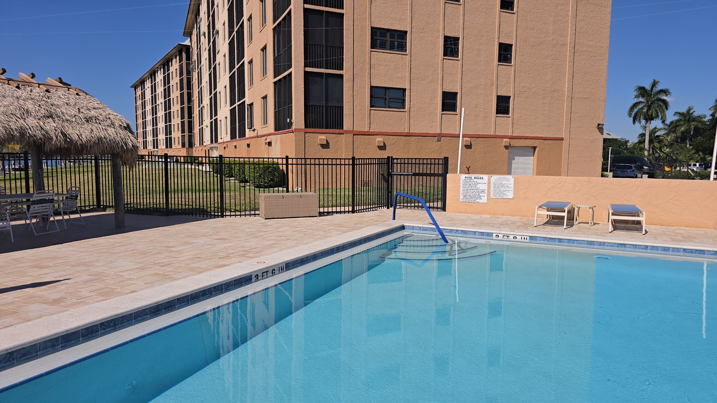 Community Pool Fence in Cape Coral by True Fence LLC