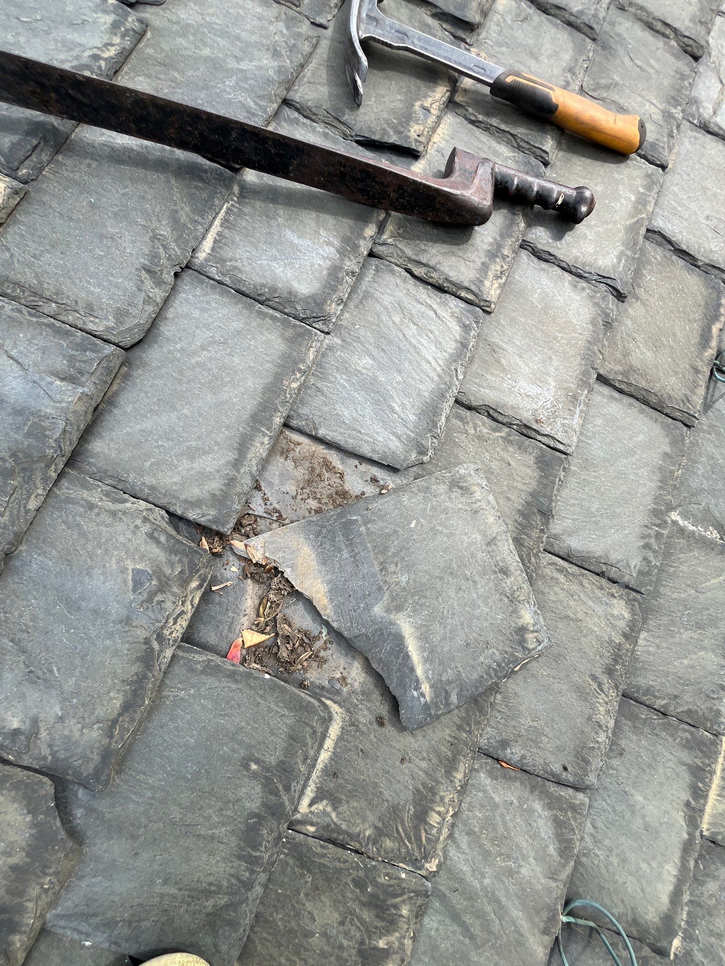 Arlington: Buckingham Slate and Carlisle Syntec TPO Roof by RM Banning, Inc.