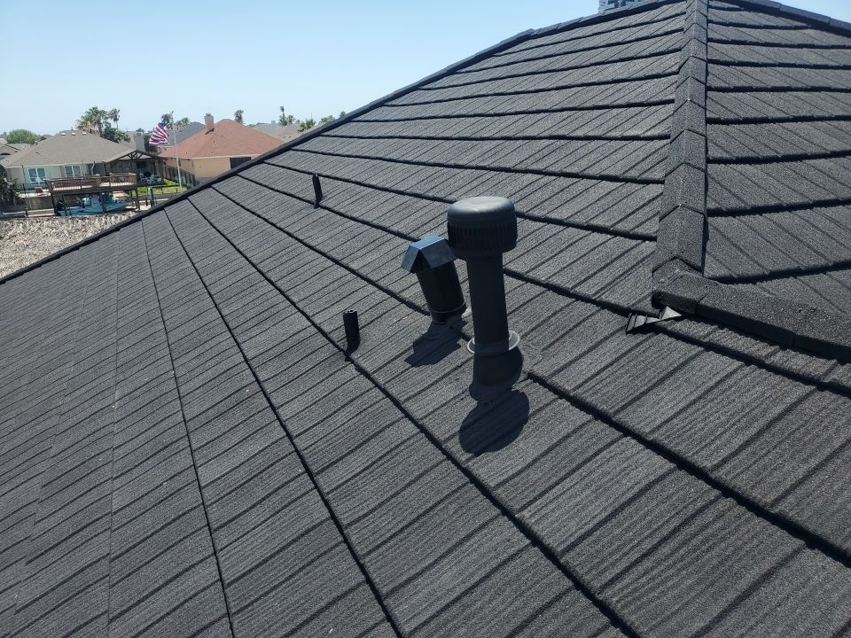 Residential Roofing Installation using Tilcor Stone Coated Steel Roofing by Lighthouse Roofing