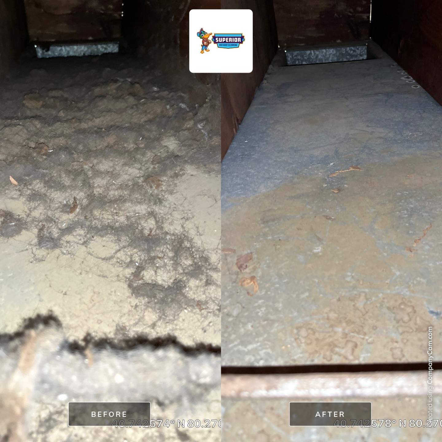 Air Duct Cleaning With a Vacuum Truck in New Brighton, PA by Superior Air Duct Cleaning