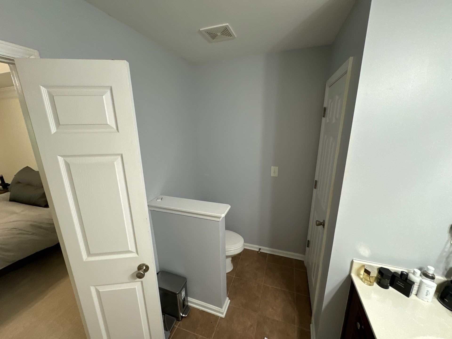 Tub to walk-in shower conversion, and tile flooring by Prudencio