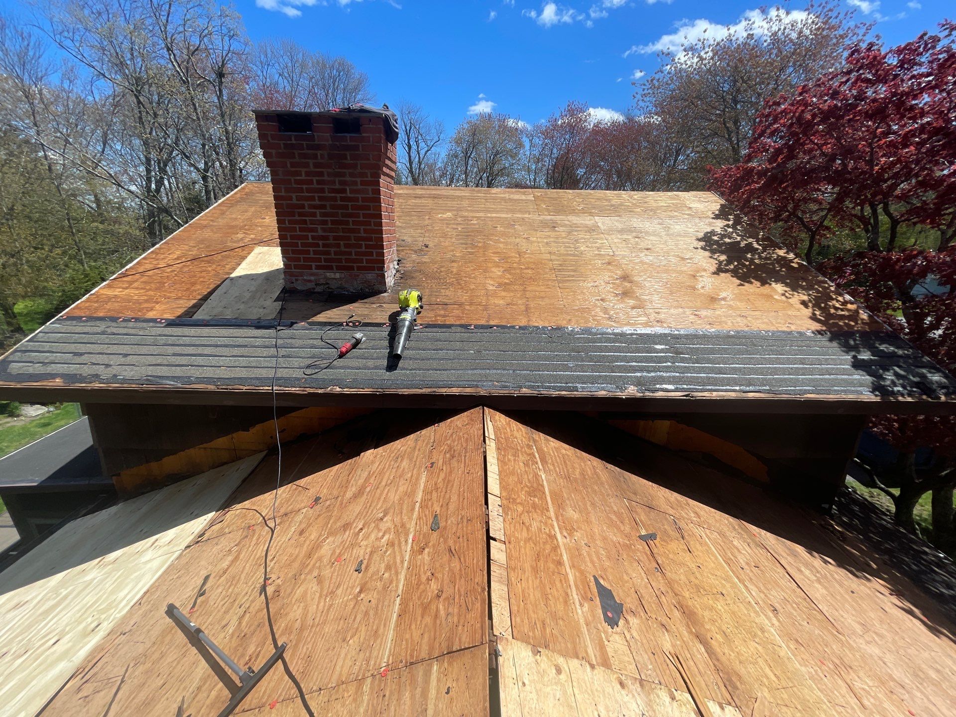 Residential Roof Replacement and Plywood Sheathing Repair in Torrington by A Plus Exterior