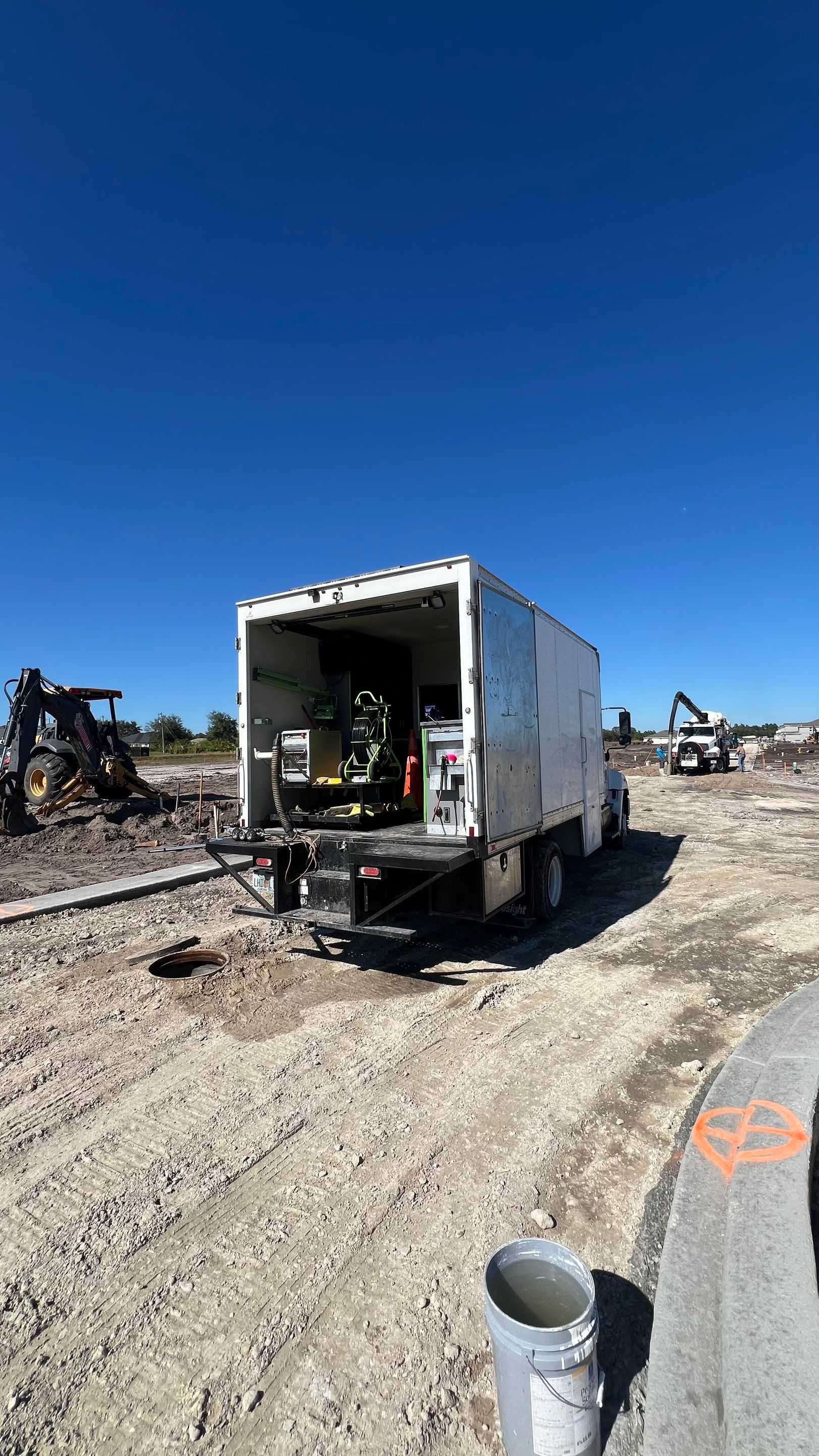 New Construction Sewer System and Stormwater System Cleaning by APS Power & Water