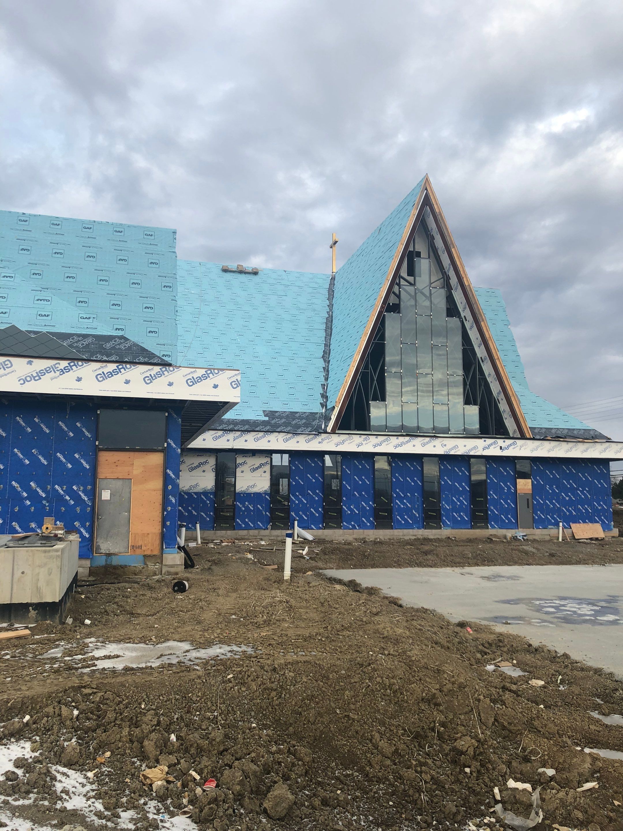 Commercial Roofing Installation using Diamond Tile Metal Shingles , Tpo Flat Roof by Jay Carter Roofing & Sheet Metal