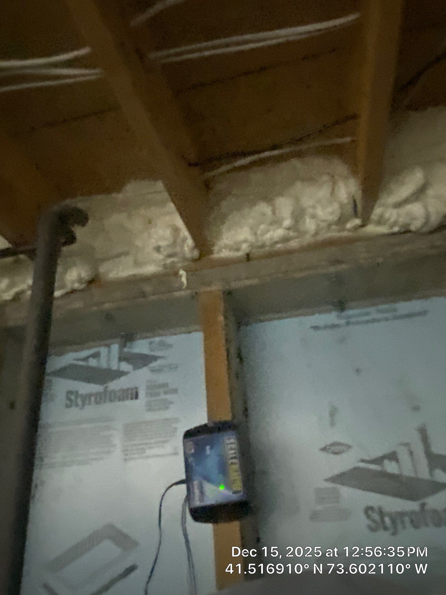 Attic Insulation using open cell spray foam by NYS Foam & Energy