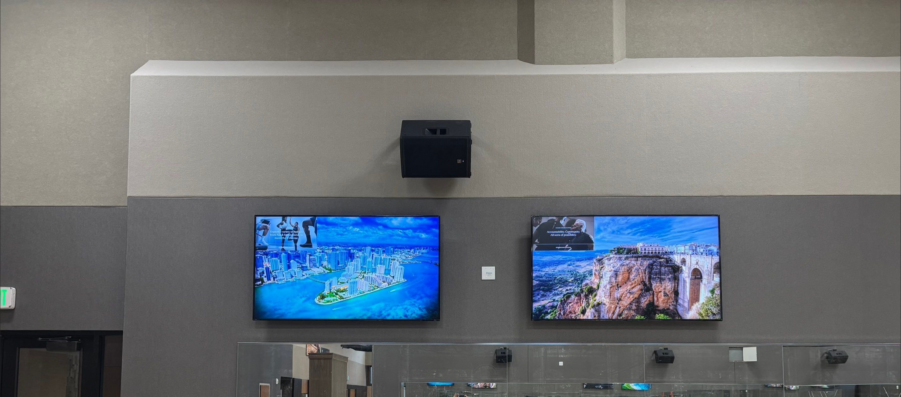 Fitness Center AV install by AVSi