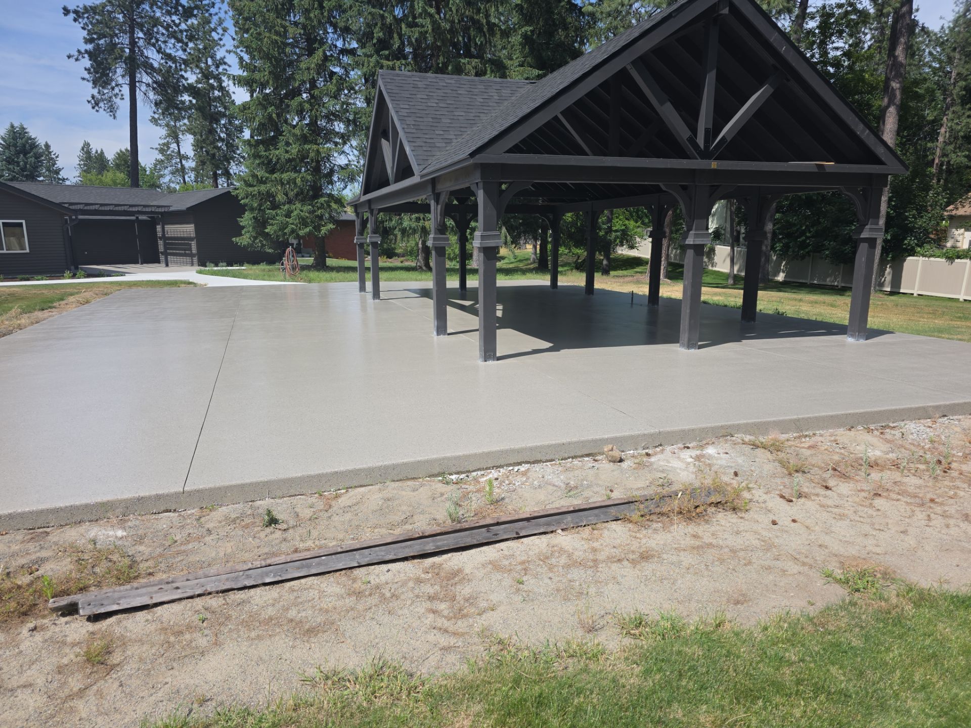 Patio and Pavilion Transformation with Armadillo   by Croc Coatings, LLC