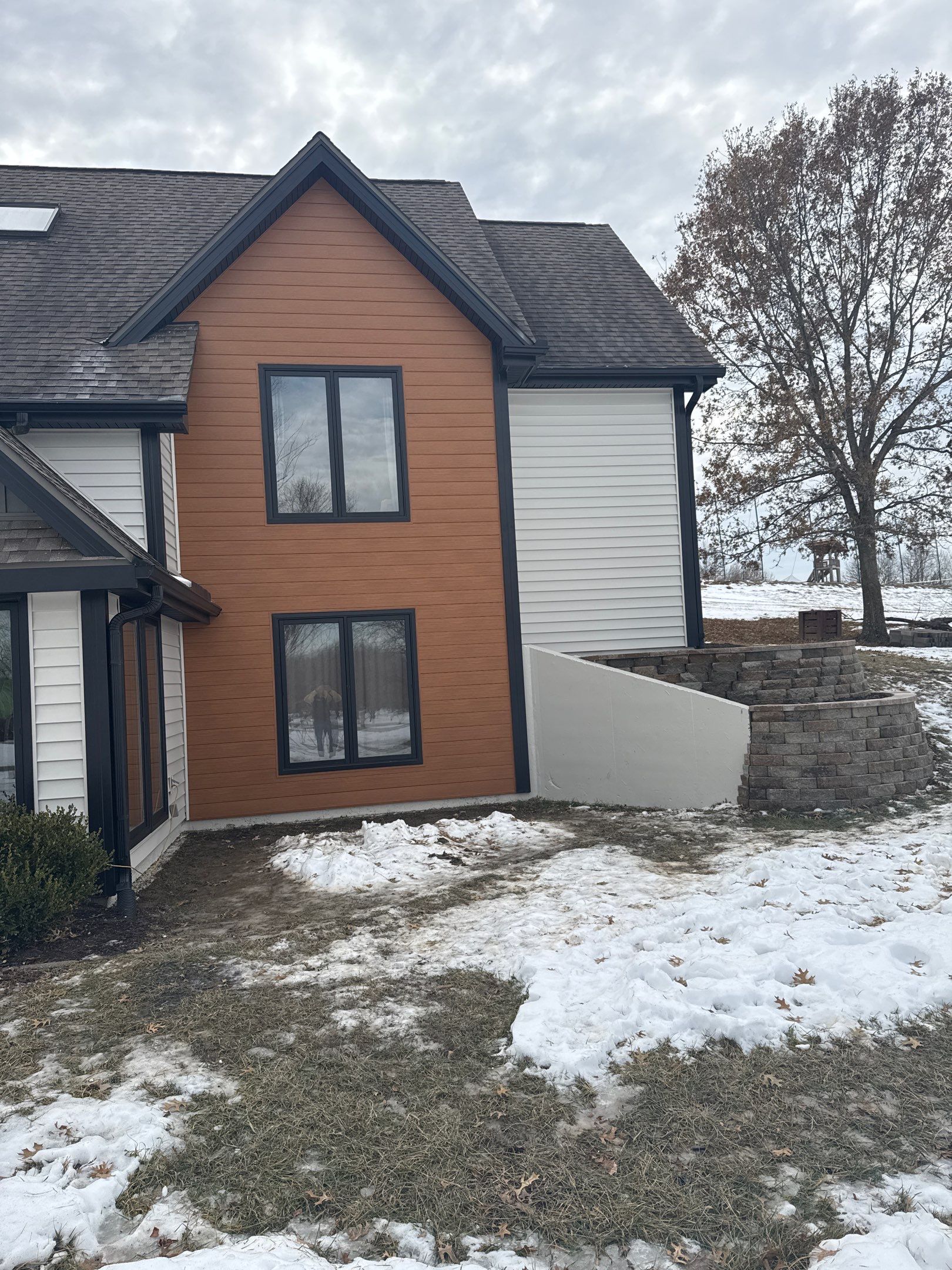 Craneboard Siding and Cedar Renditions Installation in Liberty Mo  by EEC  Windows, Siding & Roofing 