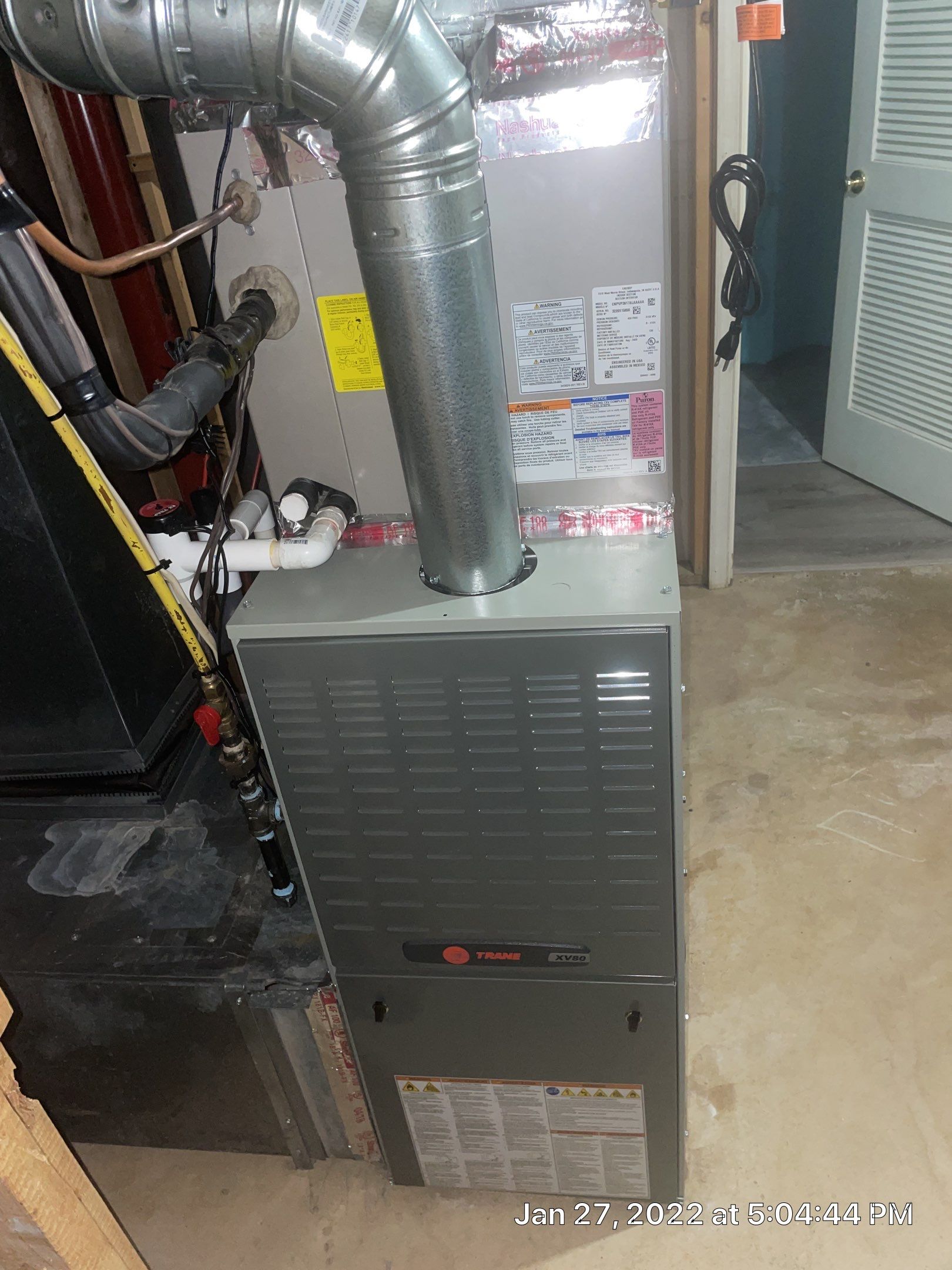 Trane 2 stage variable speed furnace & Humidifier &Air Scrubber   by PRO SKY SERVICES