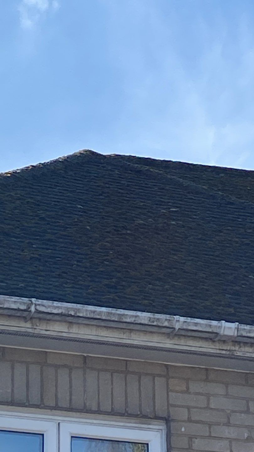 Roof Clean - Moss Removal using Honda 15lpm Low Pressure Washing Machine by Ges Exterior Cleaning ltd