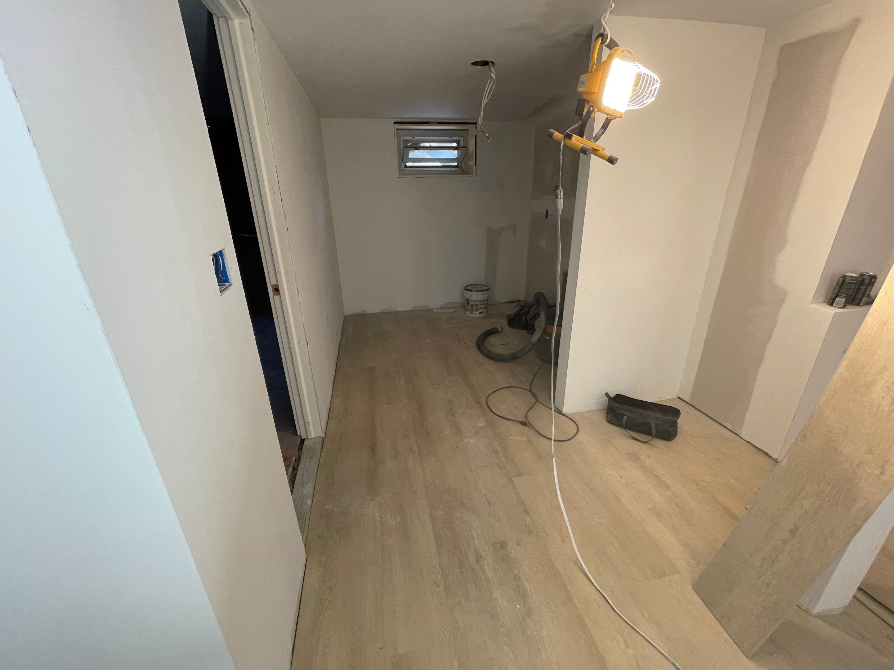 Basement Remodel using Wood by Home Concepts Construction