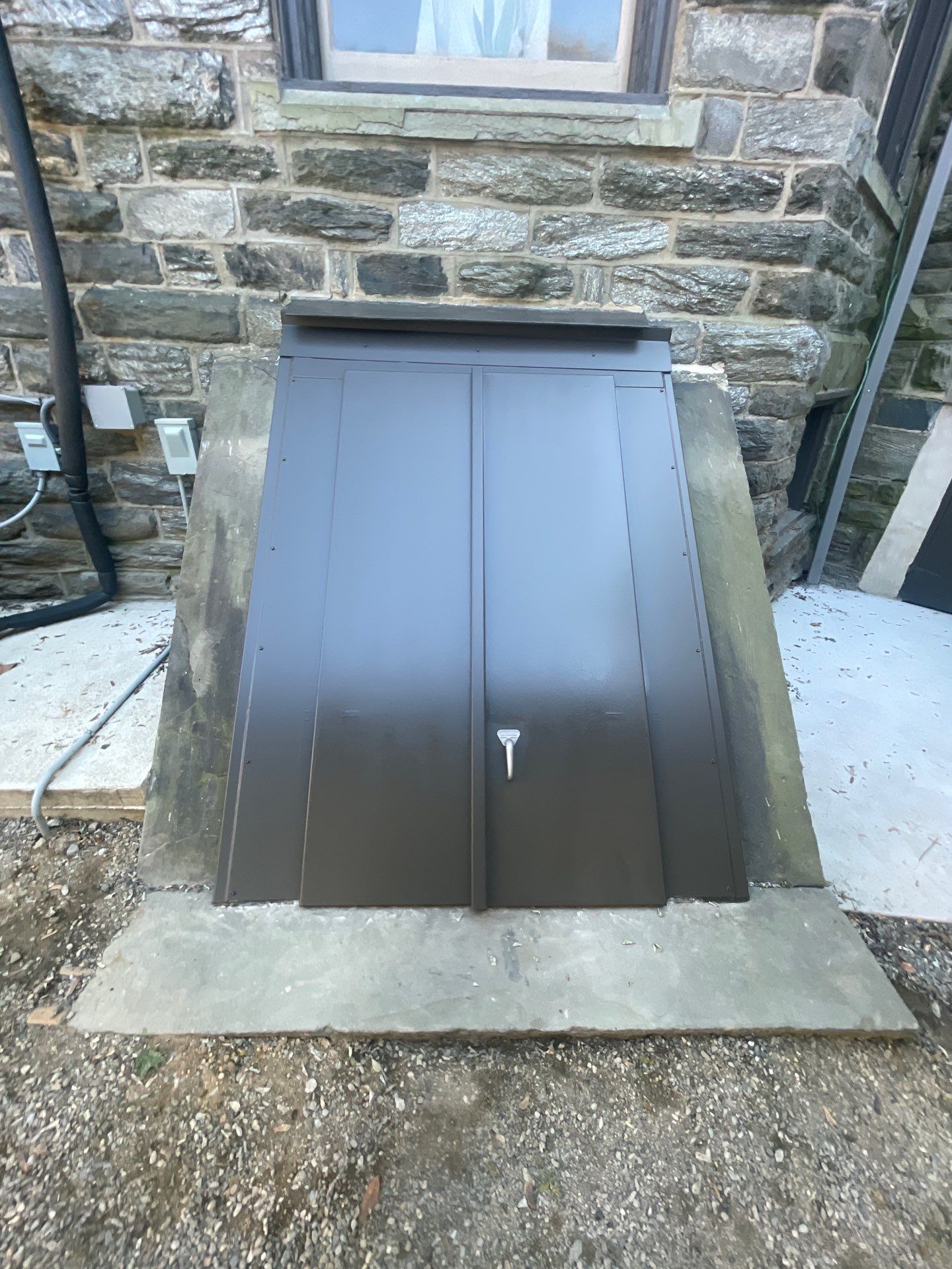 Exterior Column & Carport Refresh in Mt. Airy by Groovy Hues