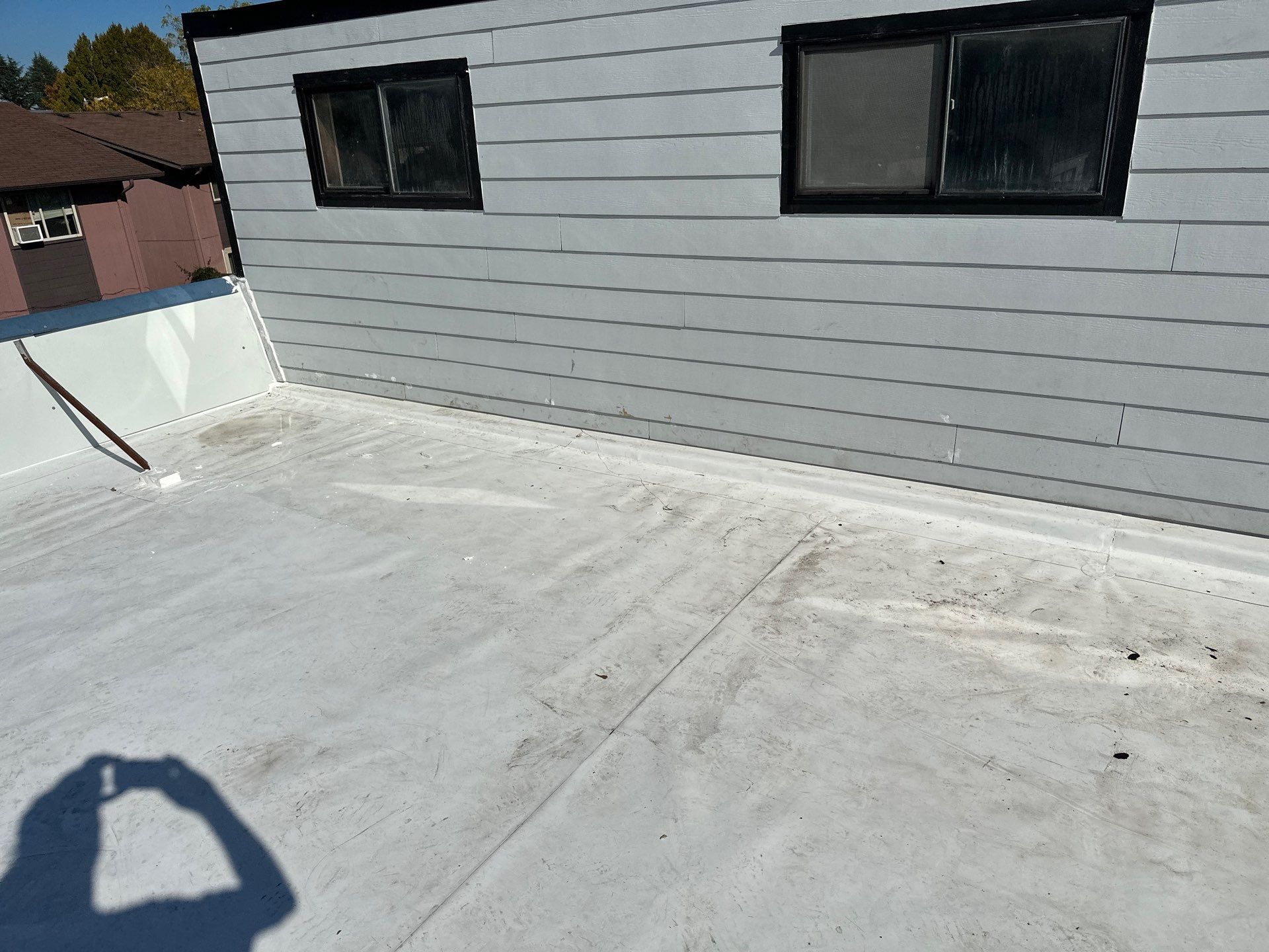 Commercial Roofing Installation using GAF 60Mil TPO  by Orezona Building & Roofing Company, Inc.