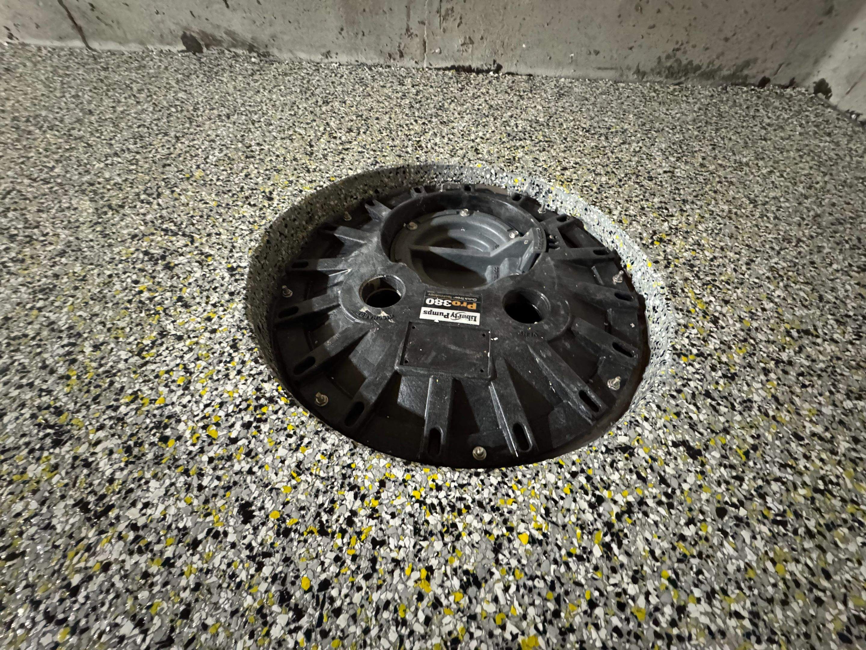 Custom Patio Overlay patios, Custom Flake Garage and Basement by Endure Concrete Coatings