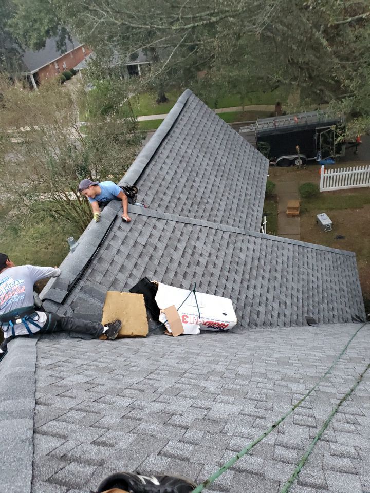 Residential Roofing Installation using Roof Replacement by American Roofing & Construction LLC