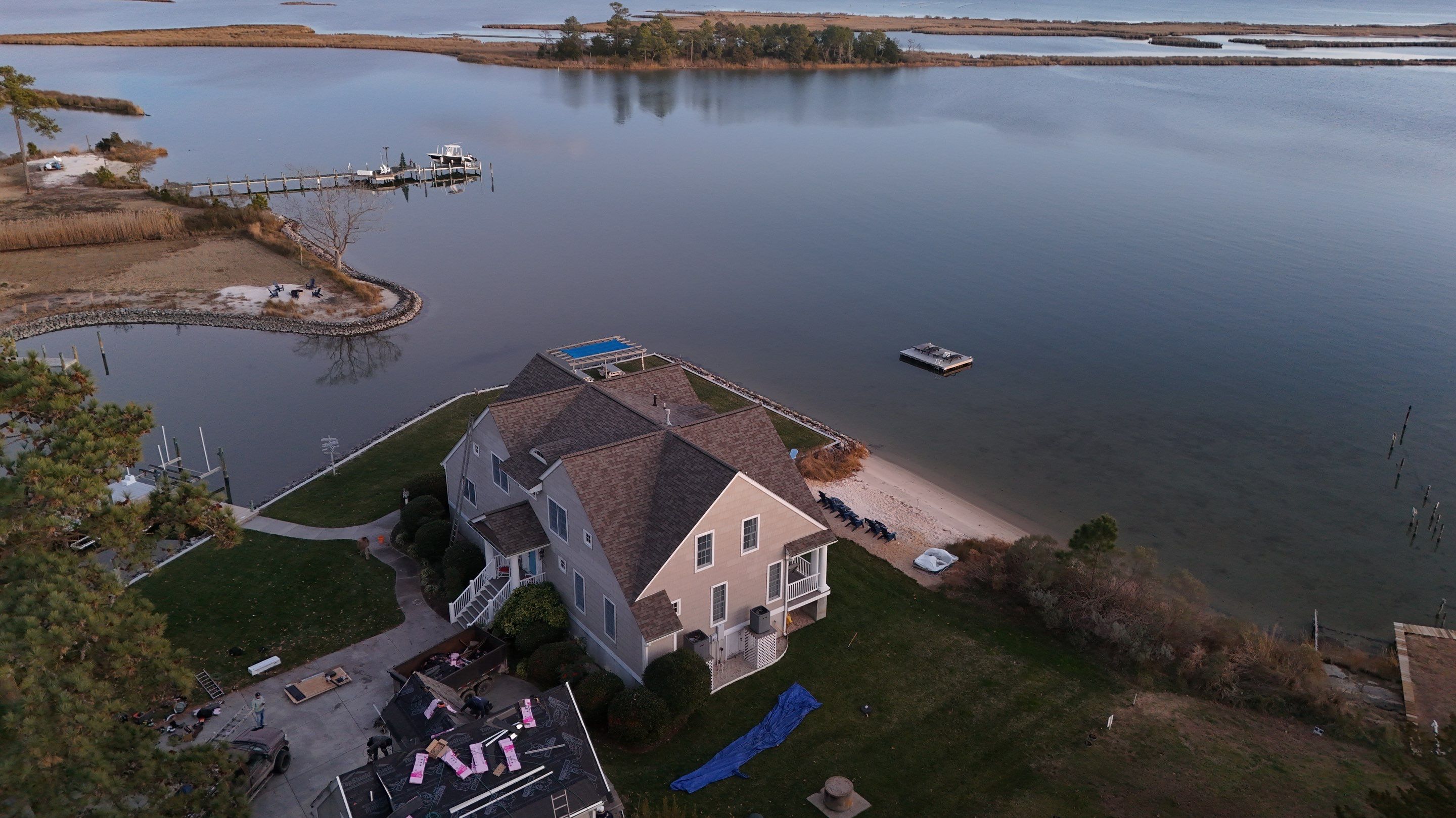 Project in White Stone by Cade Construction