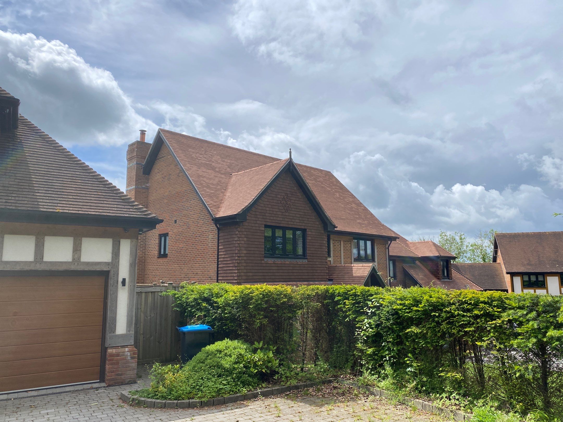 Roof Patio Driveway Clean using Honda 15lpm Low Pressure Washing Machine by Ges Exterior Cleaning ltd