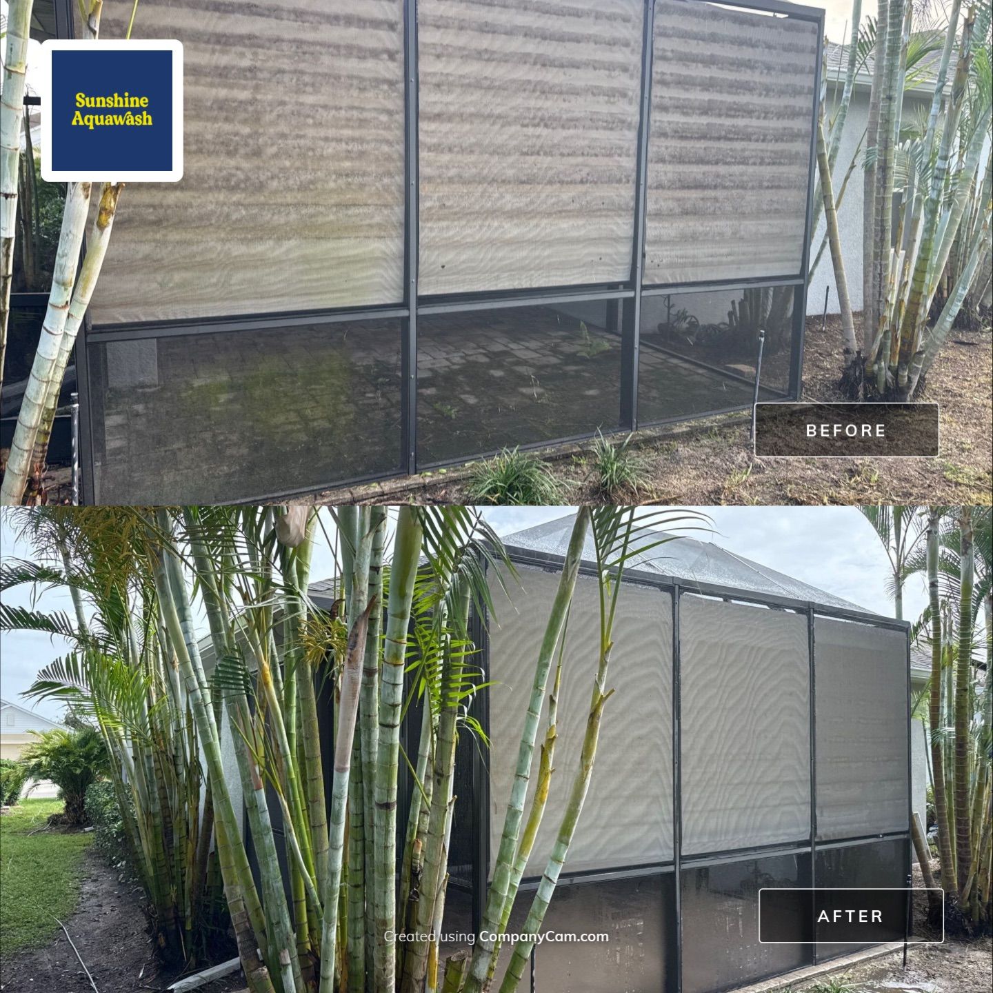 Pre-Sale Exterior Cleaning – Forest Creek Community, Parrish, FL by Sunshine AquaWash