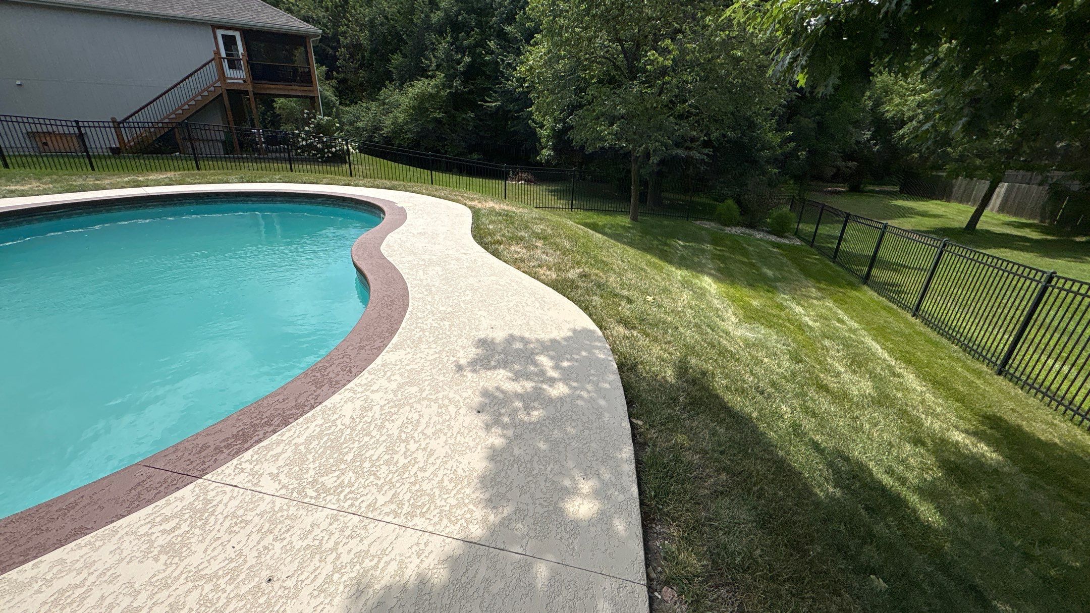 Pool Deck Refresh- Kansas City, MO by Big Red Decorative Concrete, LLC