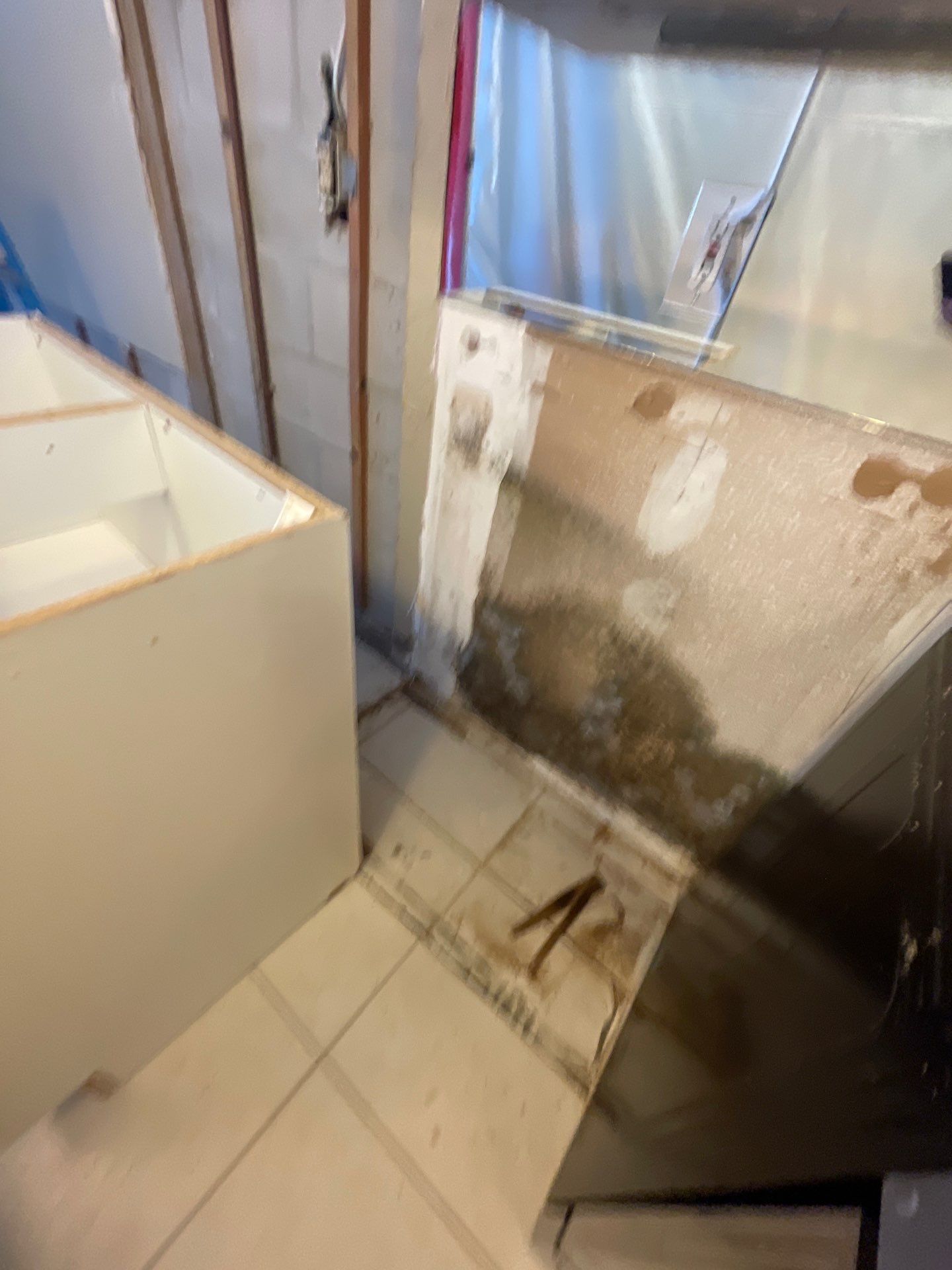 Mold remediation and rebuild of kitchen and living areas by Bay Coast Restoration 
