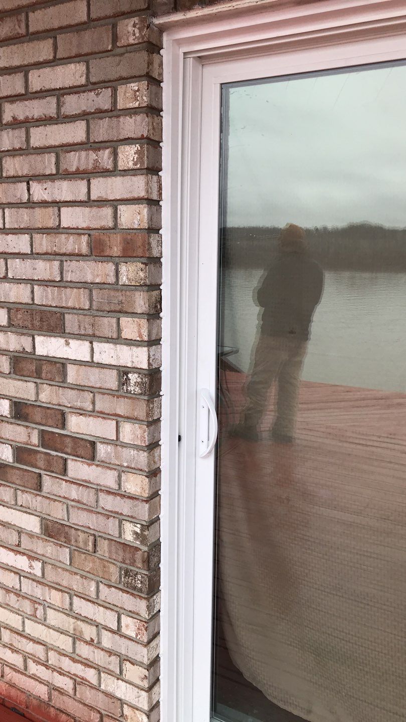Deck Refurbush and Door Replacement using Trex Decking and Railing.  Polaris Patio Doors by Secure Construction Company Inc