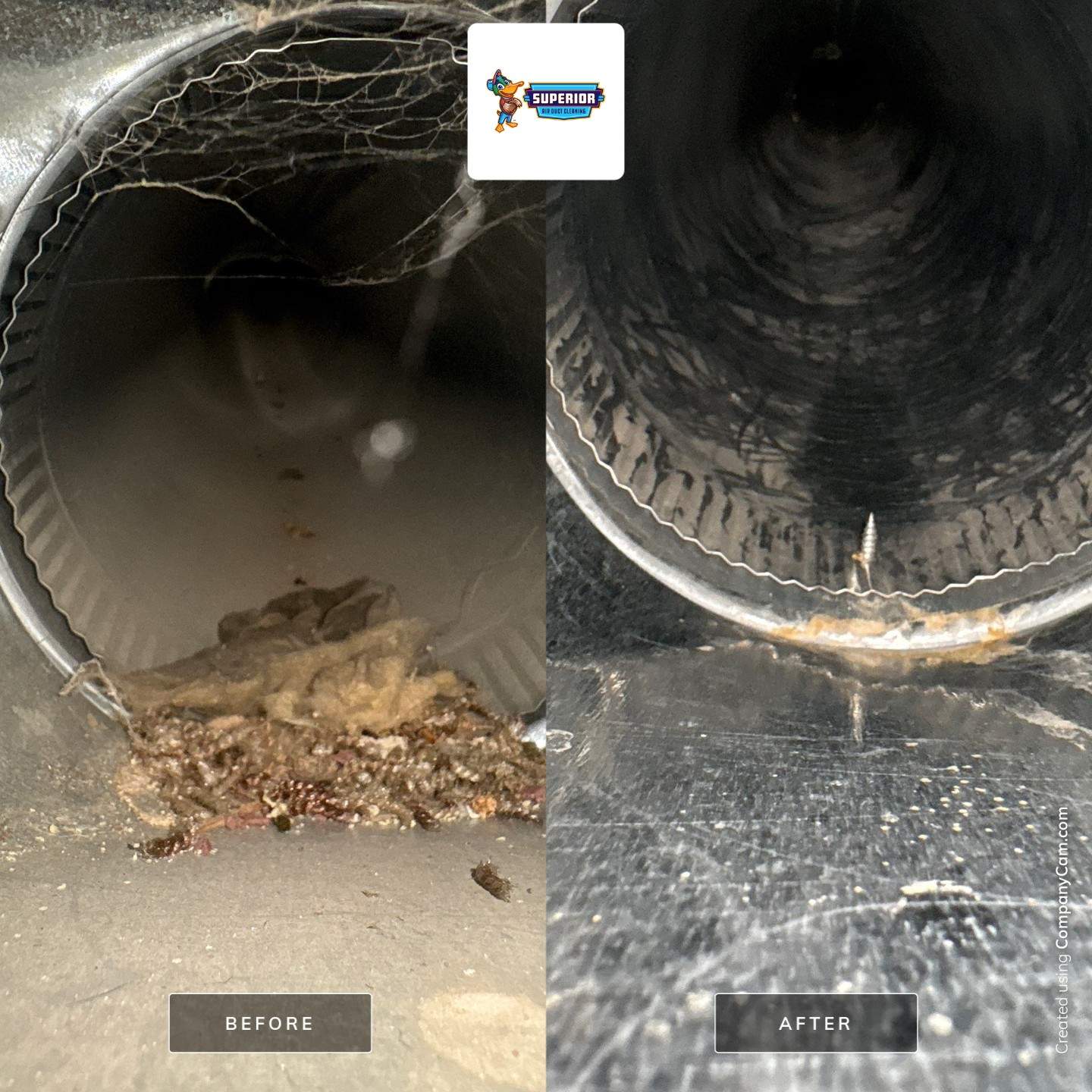Air Duct Cleaning With a Vacuum Truck in Deerfield, OH by Superior Air Duct Cleaning