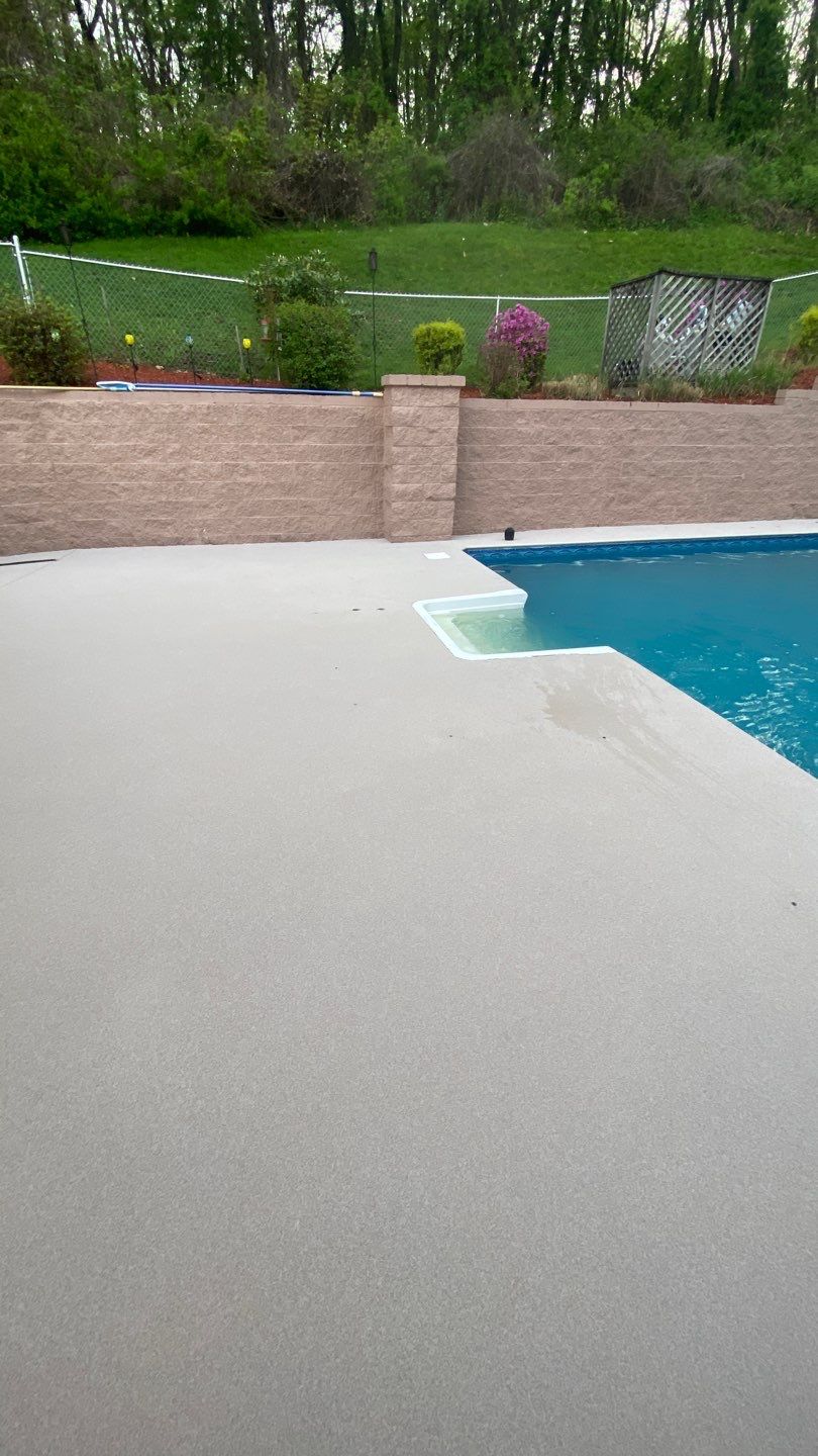 Oxford Pool Deck Project in McKees Rocks by Floors in a Day, Inc