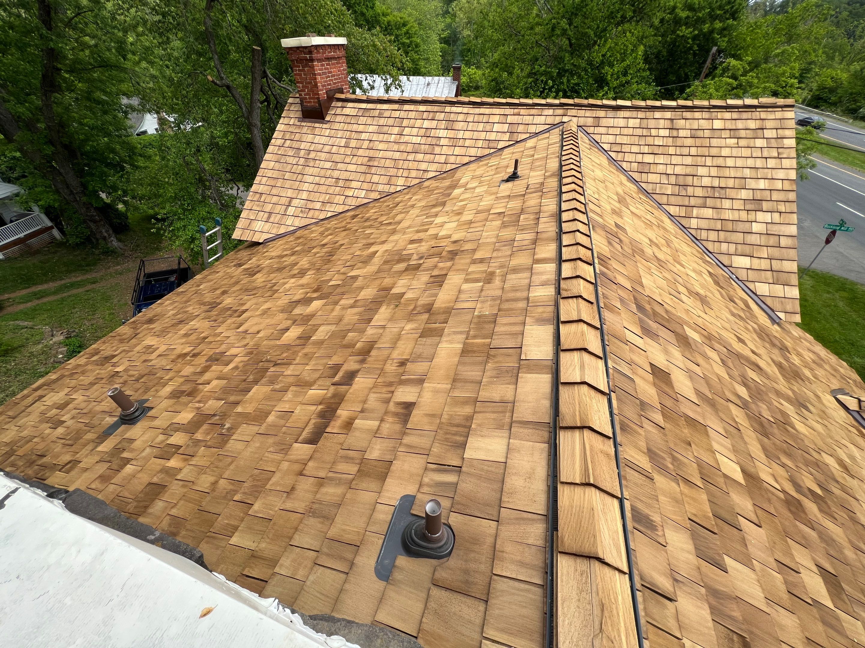 Gainesville Historic Structure: Western Red Cedar #1 Perfection G&R CCA Cedar Shakes by RM Banning, Inc.