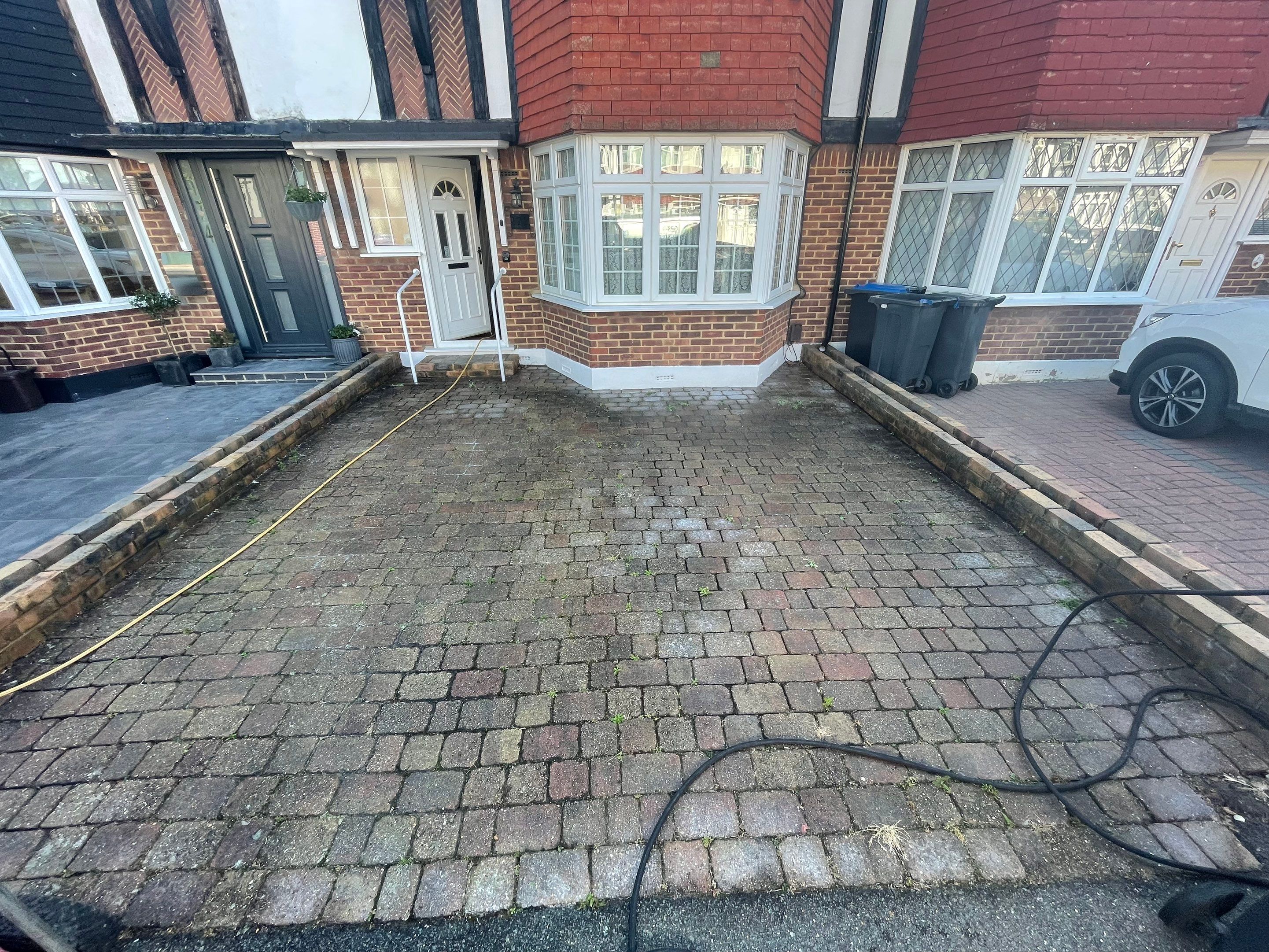 Driveway Clean using honda 21 ltr/min by Ges Exterior Cleaning ltd