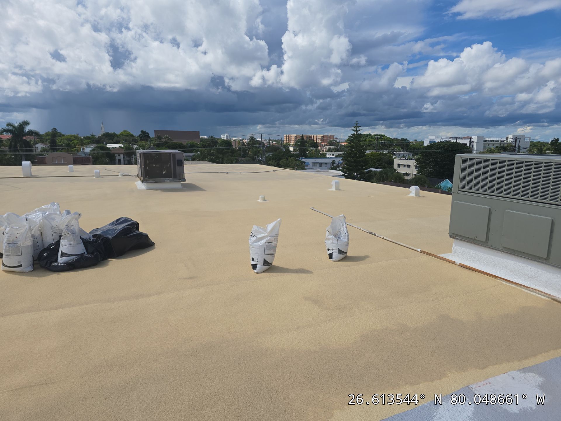 Commercial Roof Restoration for Lake Worth Beach Flat Roof Project by Roof King LLC