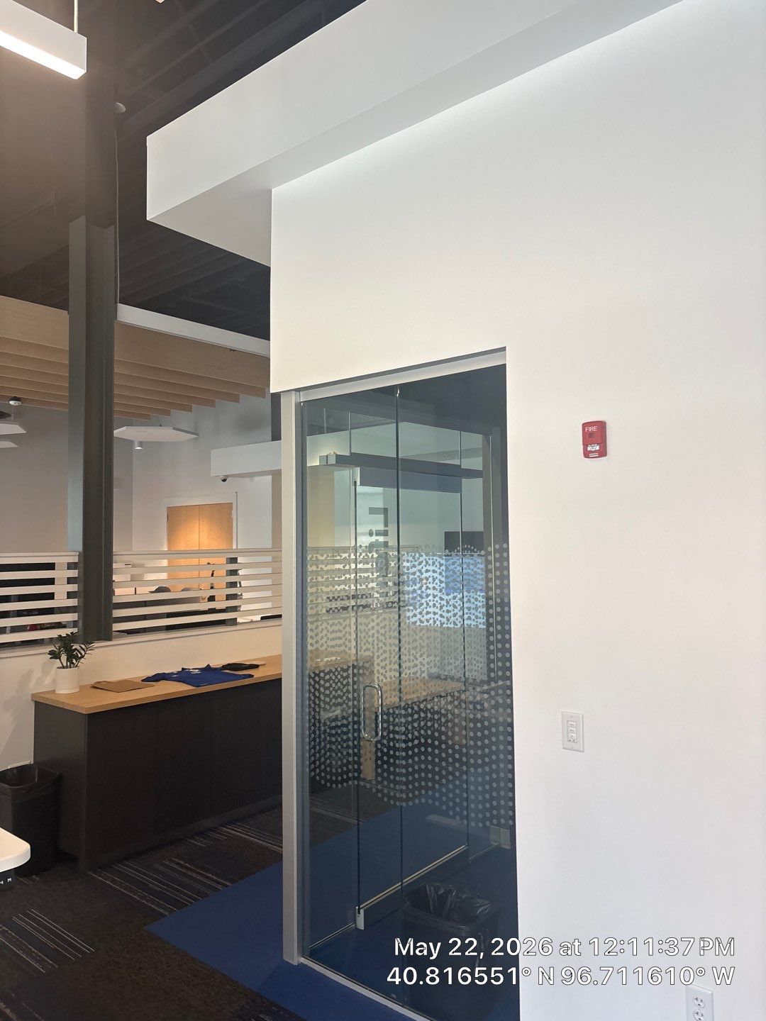 Modern Office Build-Out with Custom Glass Partitions in Lincoln by CompanyCam Sales Demo