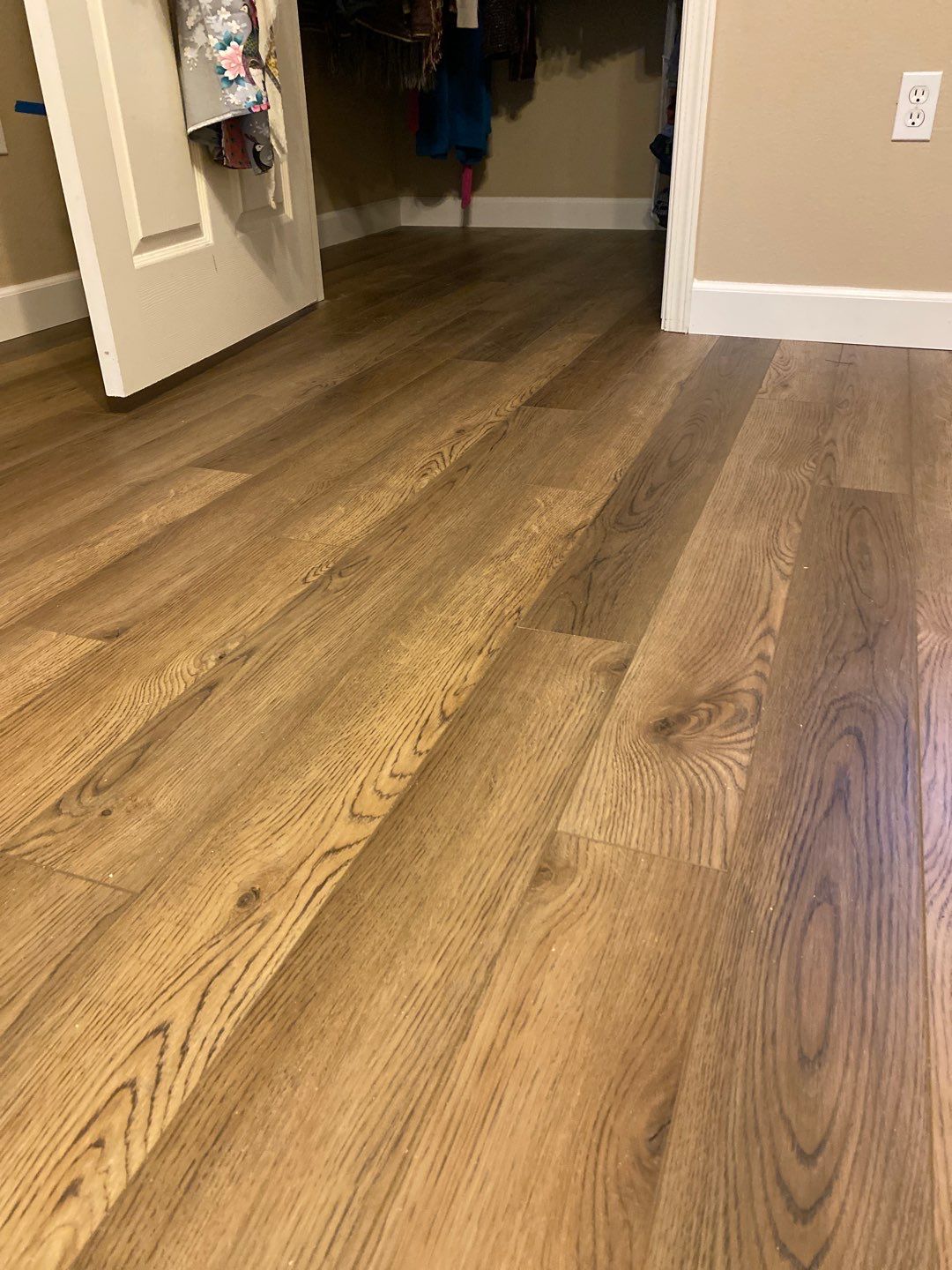 Flood damage renovation by Footprints Floors South Sacramento
