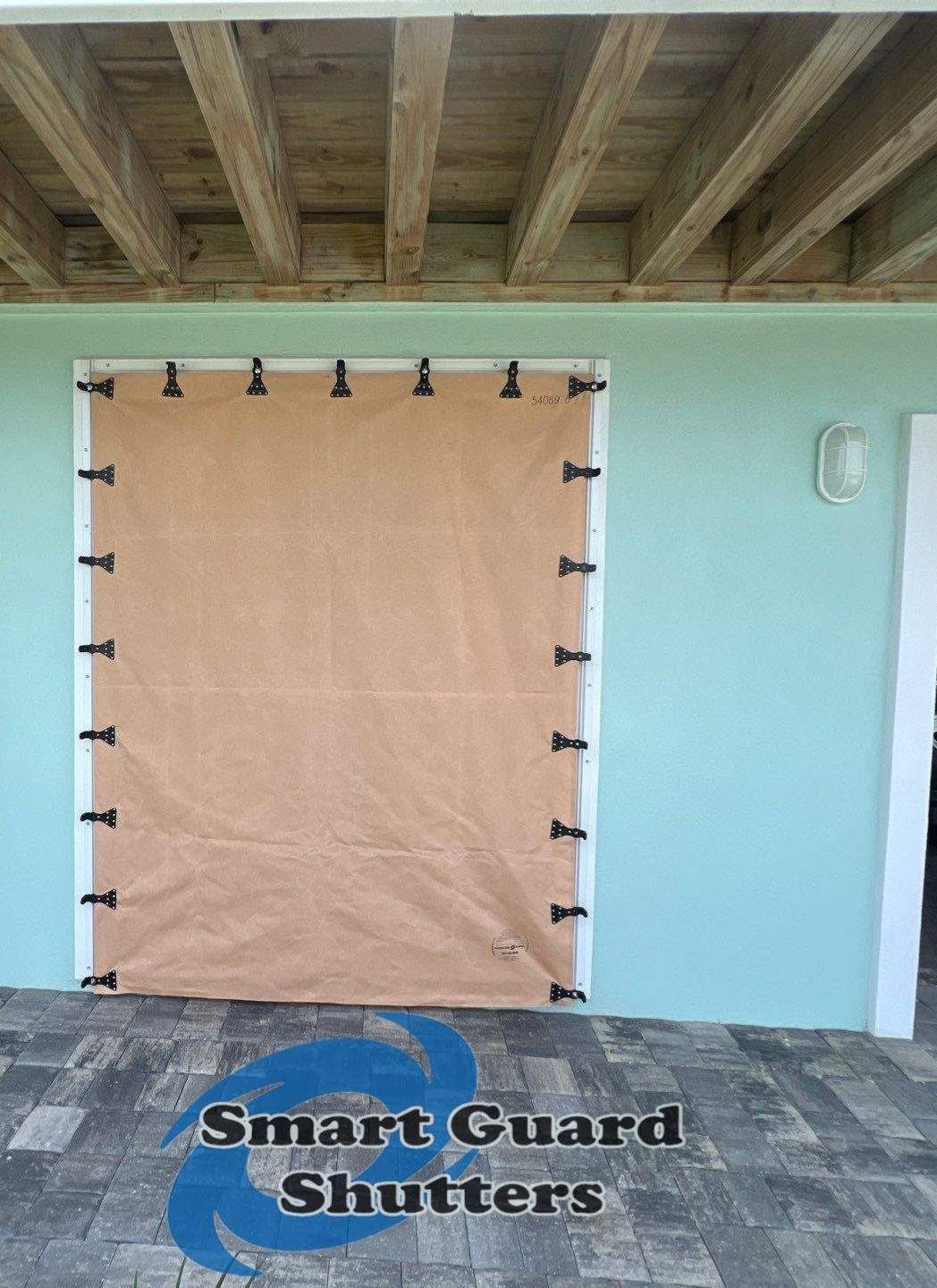 Astro Guard Hurricane Fabric - Tan by Smart Guard Shutters