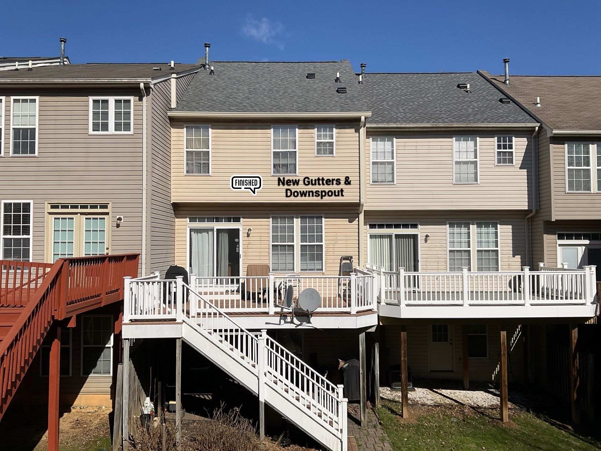 New shingle Roof an New gutters & Downspouts by Alpha Design Services
