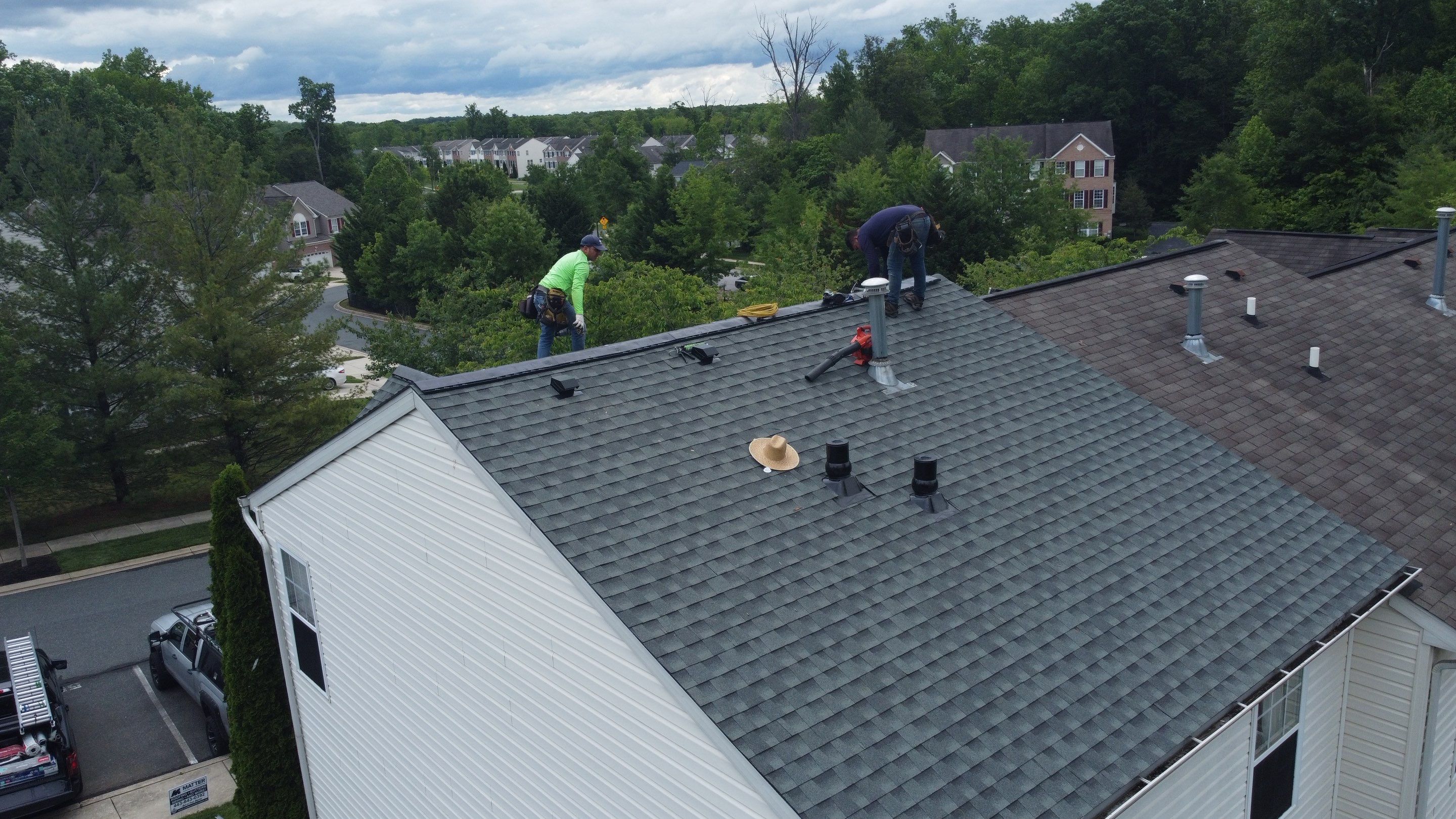 Residential Roofing Installation using GAF Timberline HDZ by Matter Roofing & Construction