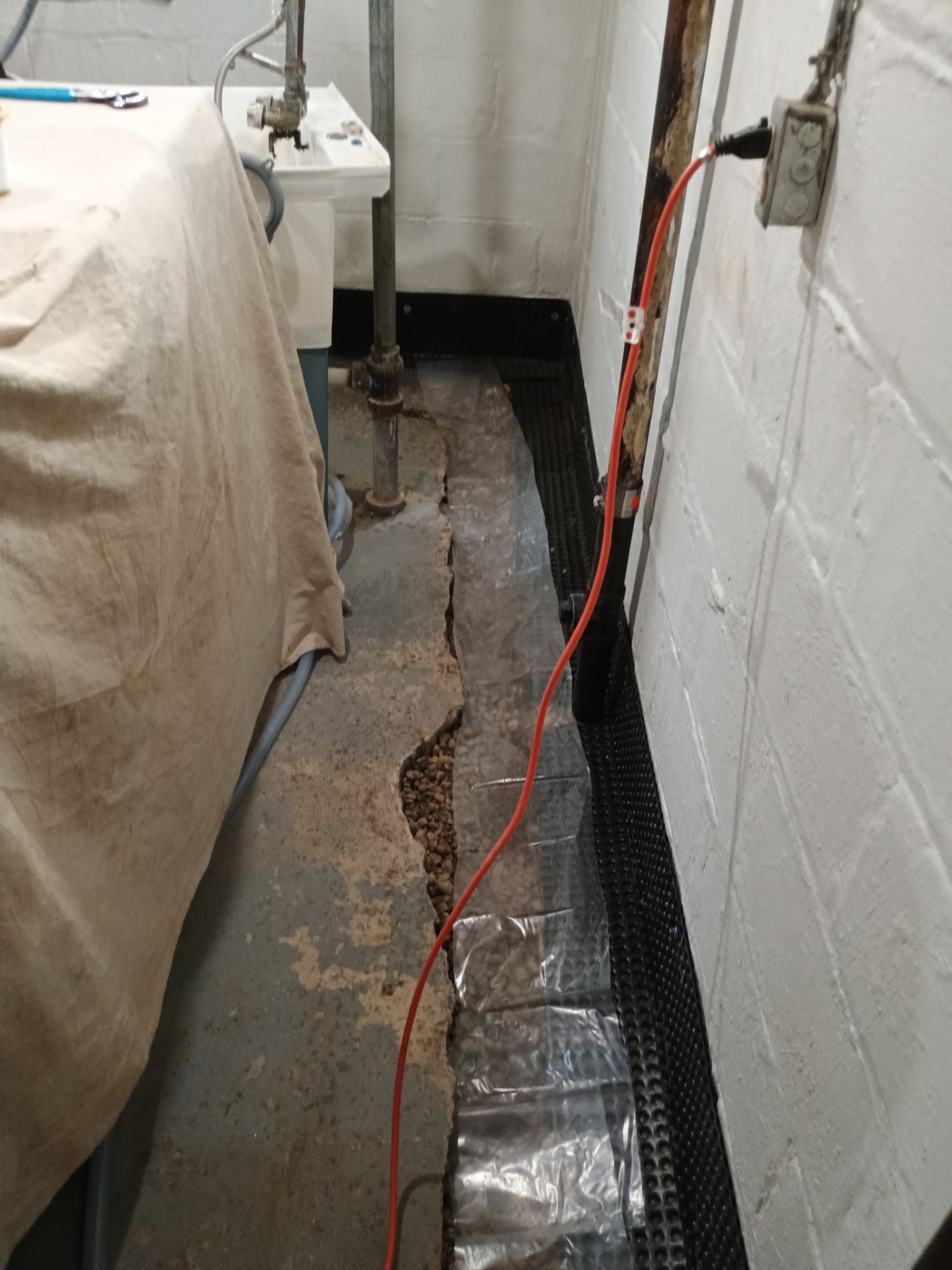 Basement Waterproofing for Kristi & Danny in St. Paul by Waterproofing Northeast