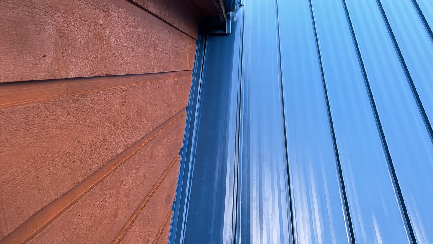 Residential Roofing Installation using Standing Seam Metal - Gallery Blue by RoofX 