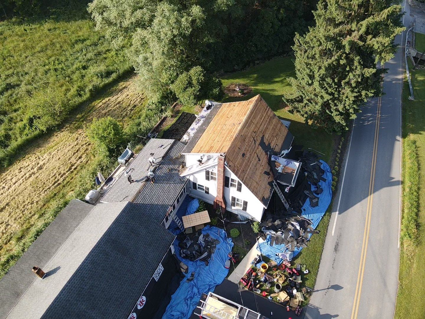 Biscayne Blue Architectural Shingle Install  by Teflon Roofing