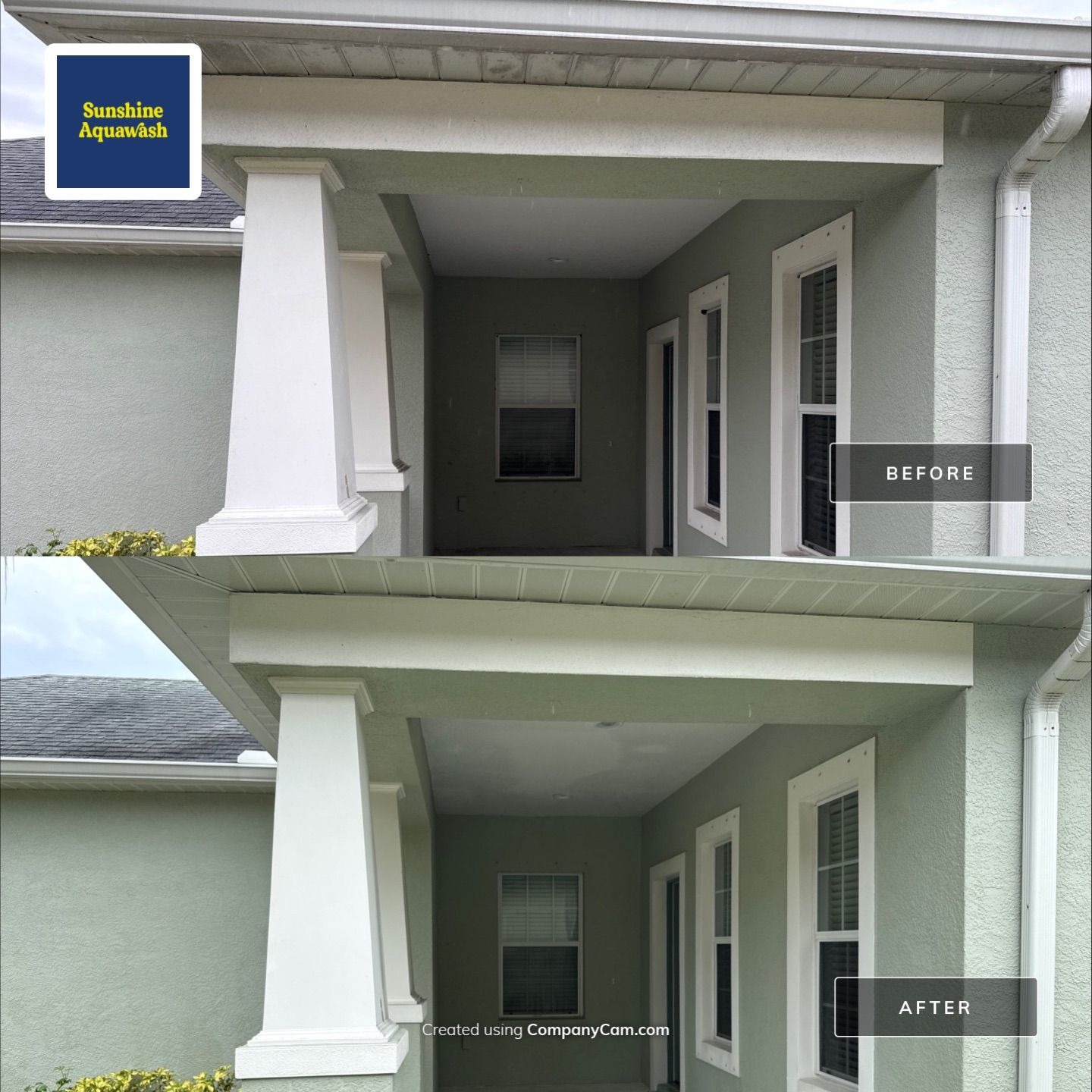 Vinyl Fence & Concrete Cleaning in Central Park at Lakewood Ranch, FL by Sunshine AquaWash