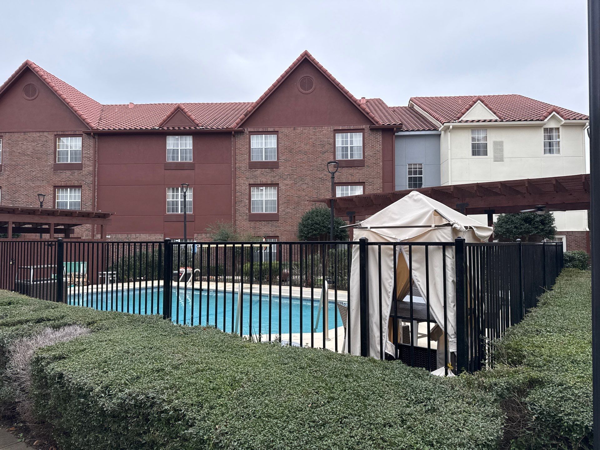 5' Wrought iron fencing w/ 10' vinyl chainlink by Grizzly Fence And Patio