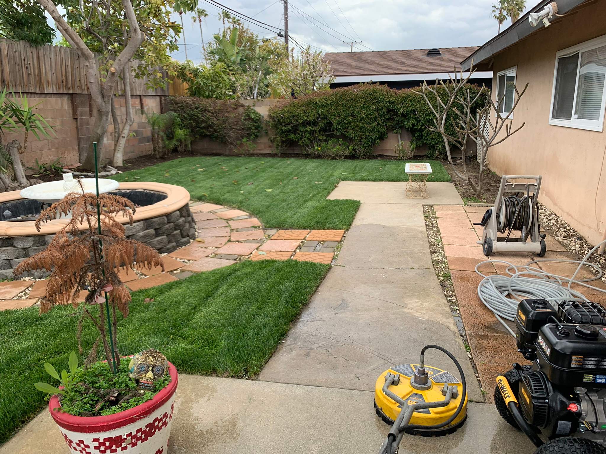 Pressure Wash using Sodium Hypochlorite and Solar Panel Cleaning in Huntington Beach by Property Cleaning Experts, LLC