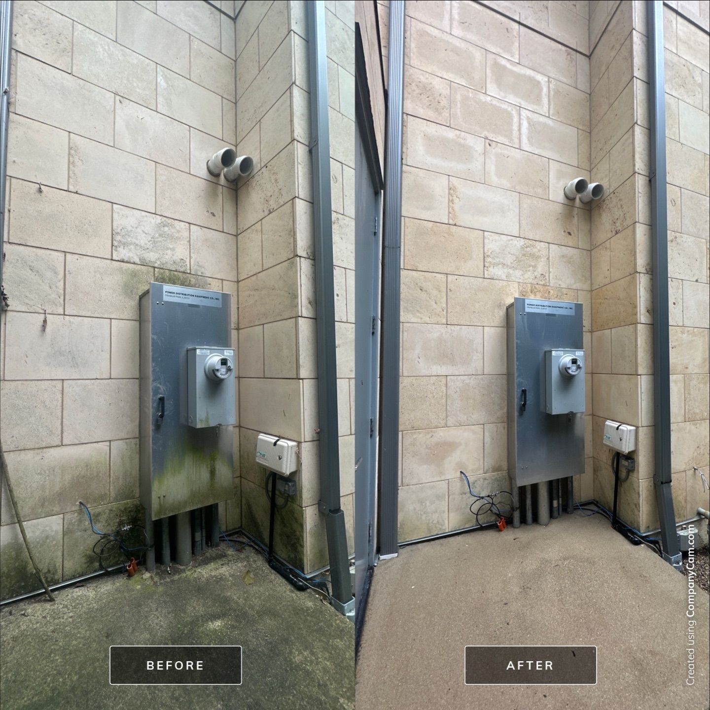 Project in Winnetka by Simmons Power & Soft Washing