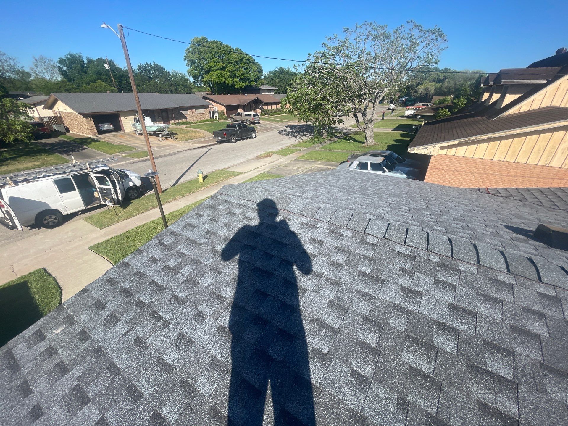 Residential Roofing Installation using GAF HDZ Pewter Grey by Lighthouse Roofing