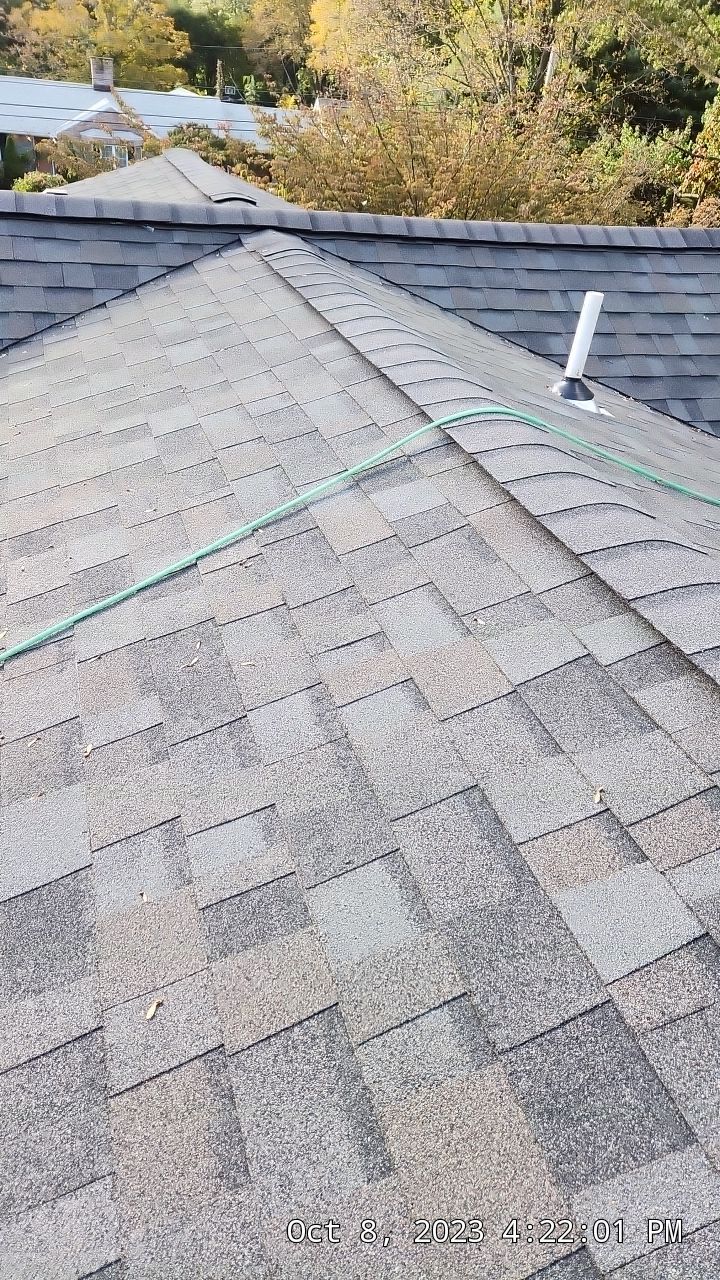 Residential Roofing Installation using Owens Corning TruDefinition Williamsburg gray by A Plus Exterior